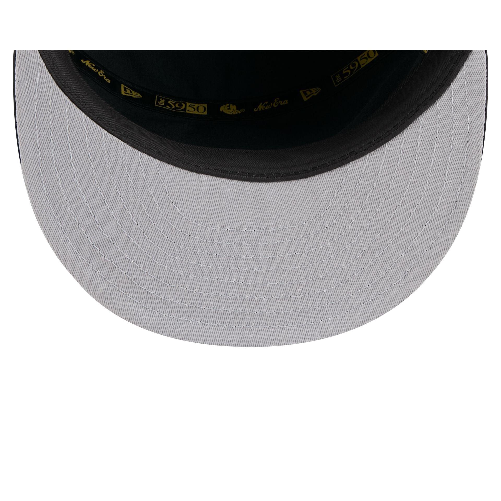 Howard Bison Black on Black 59FIFTY Fitted Hat Male Product Image