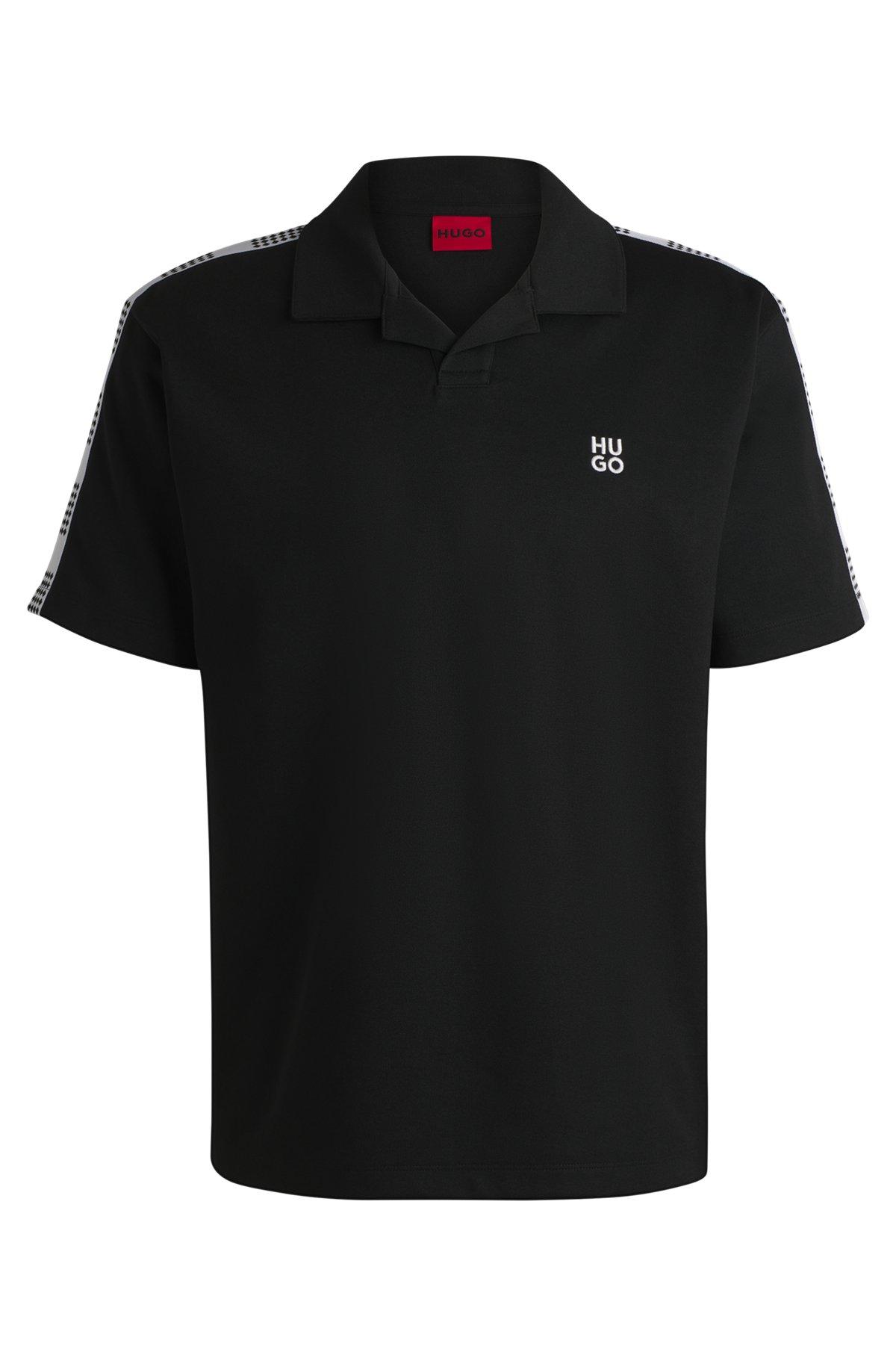 Polo shirt with checked tape Product Image