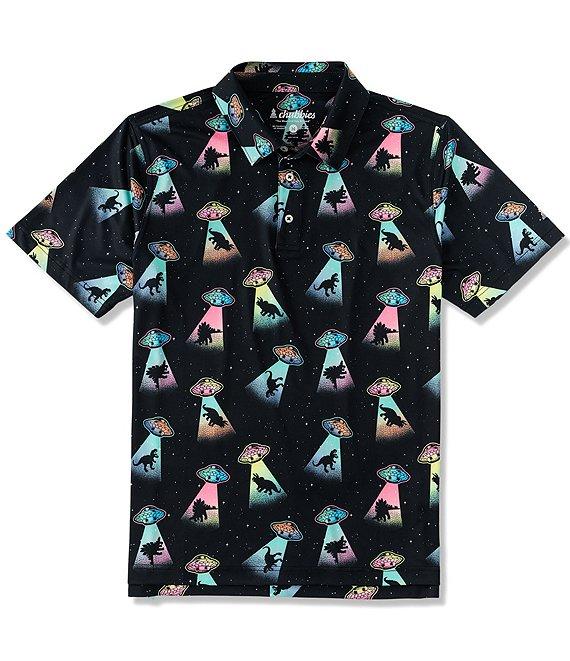 Chubbies Short Sleeve Beam Me Up Polo Shirt Product Image