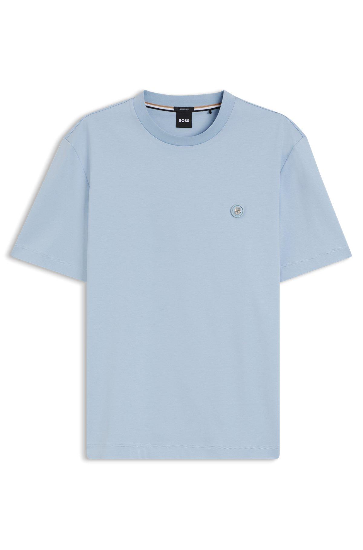 Mercerized-cotton T-shirt with Double B monogram Product Image