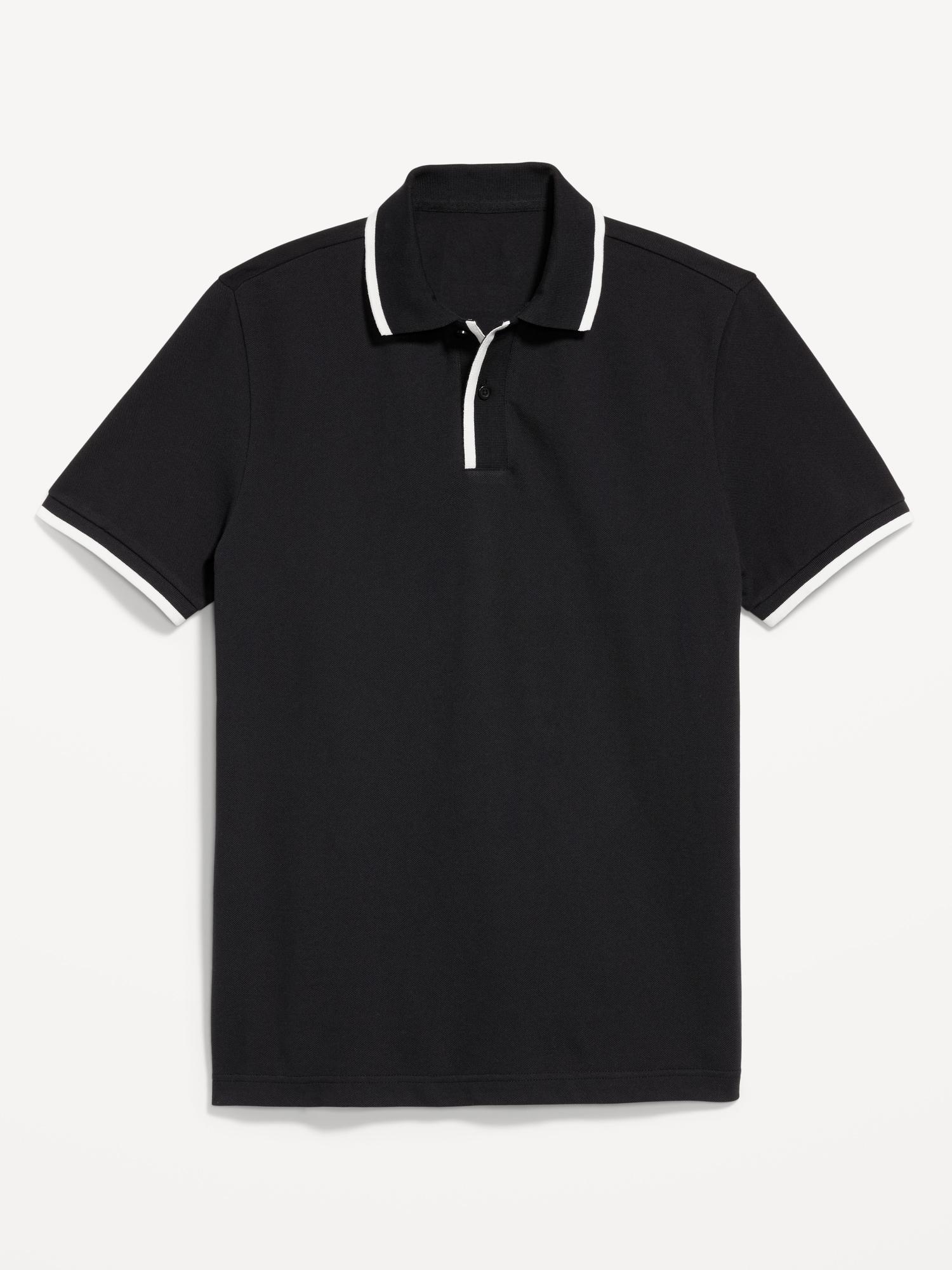 Mens Basic Custom Slim-Fit Mesh Polo Shirt Product Image