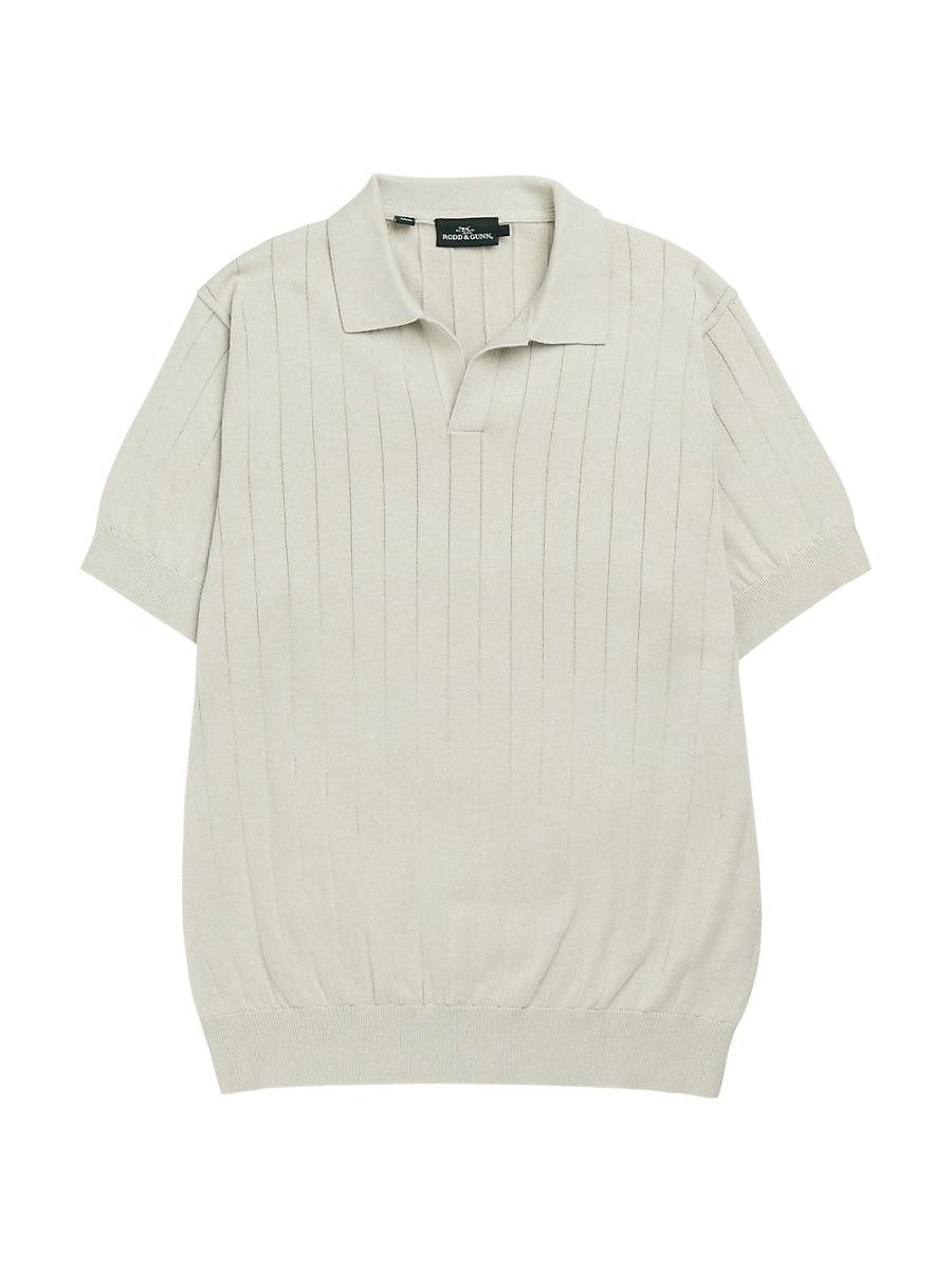 Mens Freys Crescent Cotton Polo Shirt Product Image