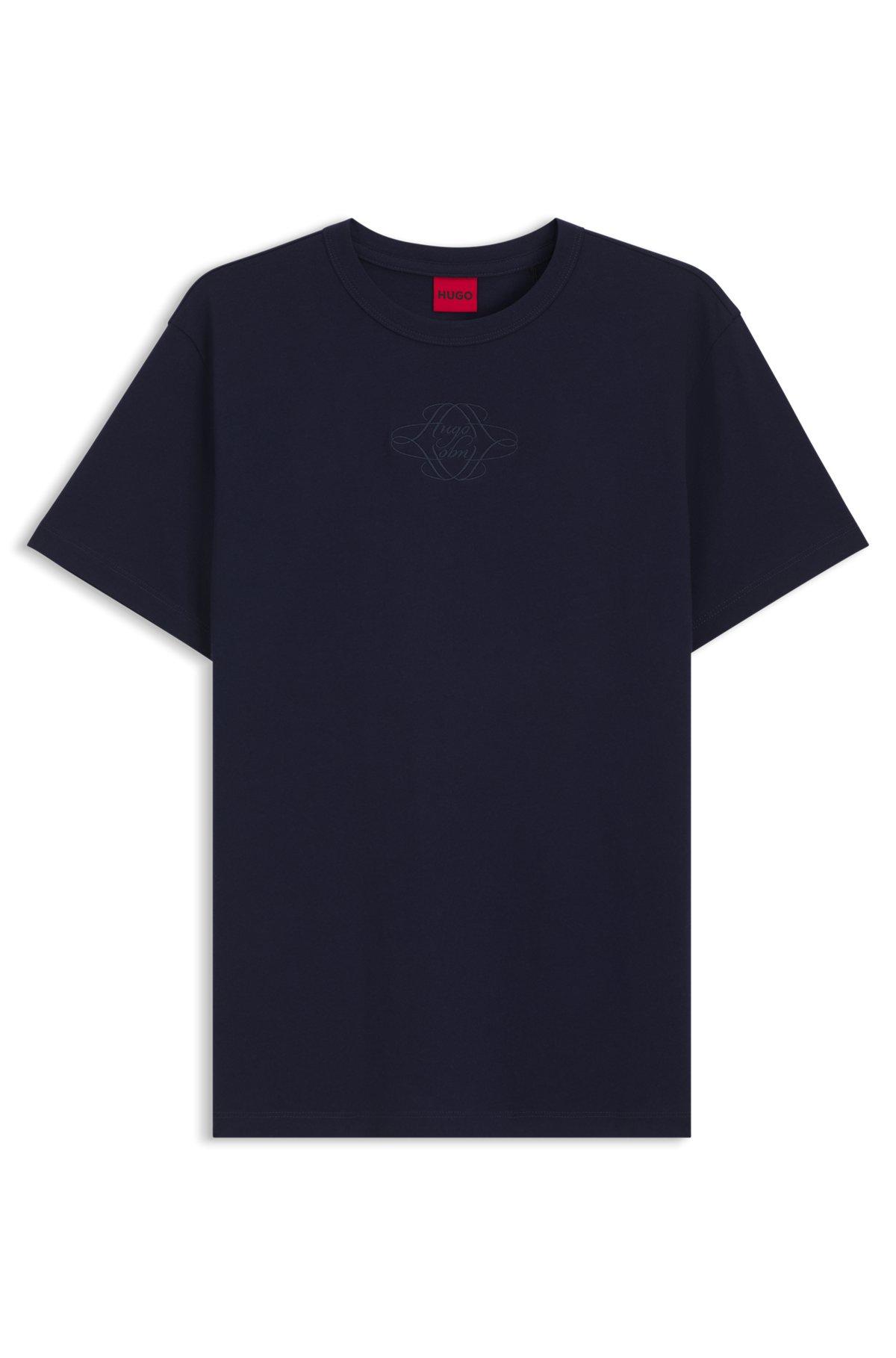 Cotton T-shirt with embroidered logo Product Image