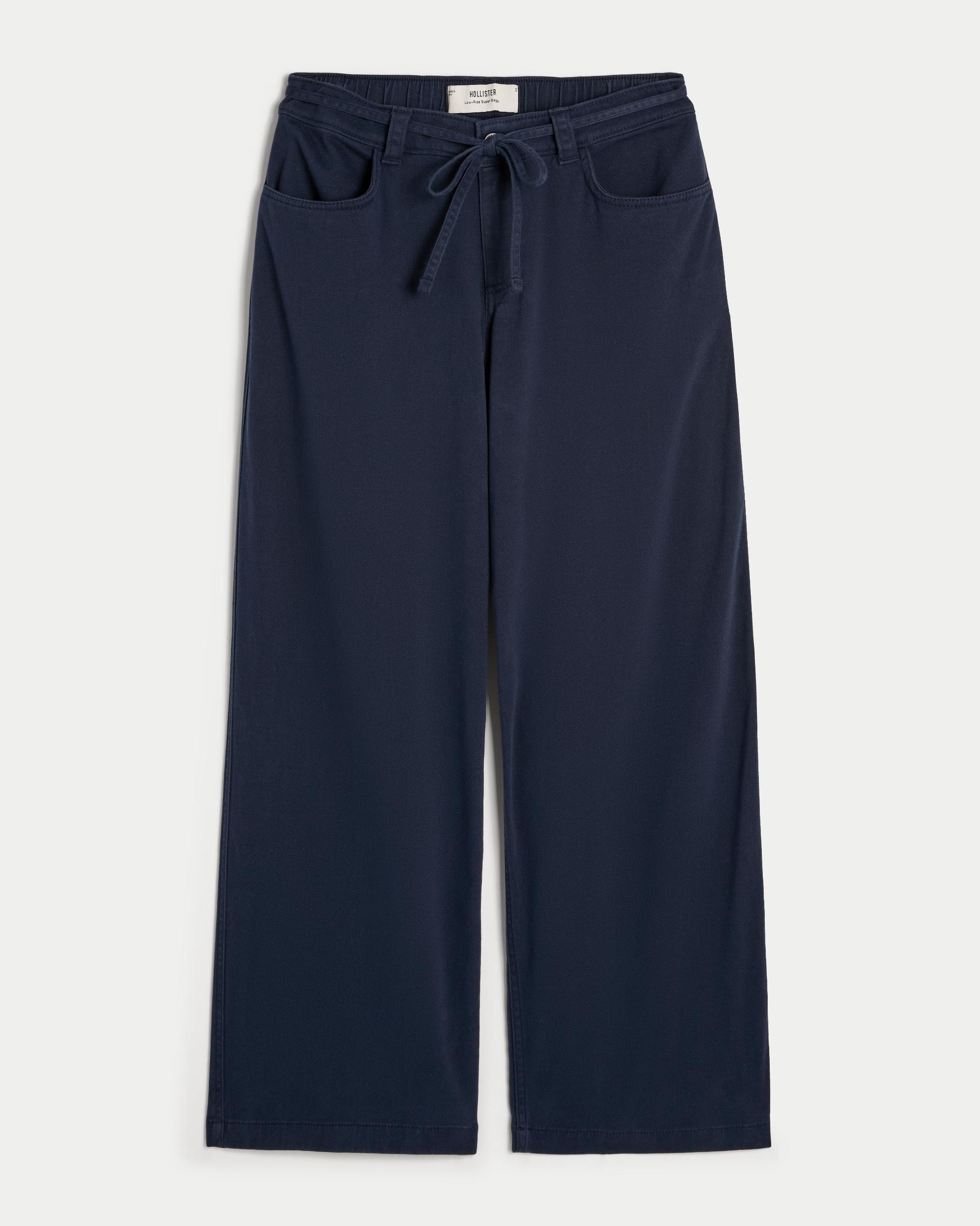 Low-Rise Super Baggy Pants Product Image