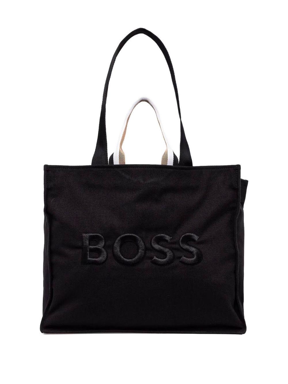 logo-embroidered tote bag Product Image
