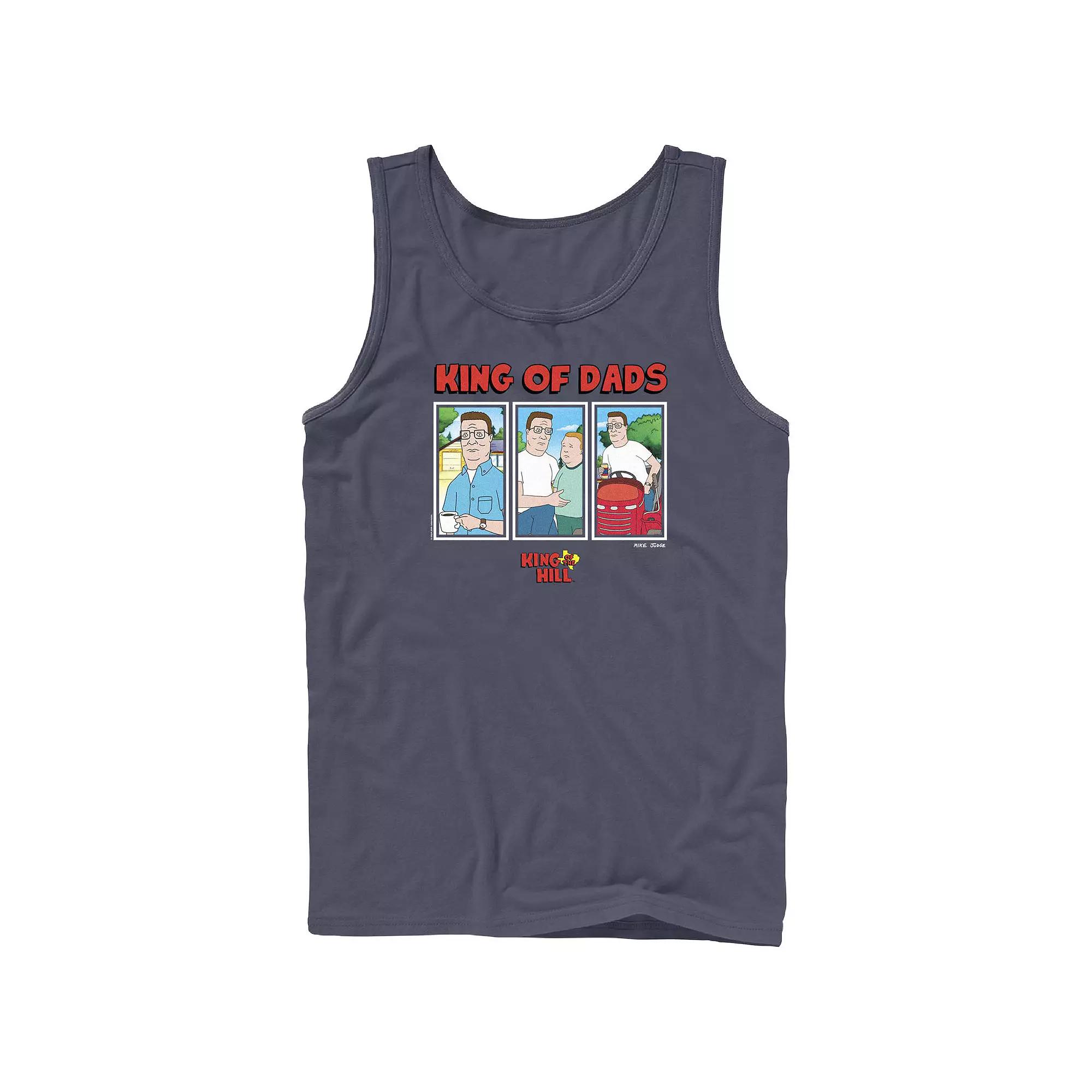 Men's King Of The Hill Hank King Of Dads Graphic Tank,  Product Image