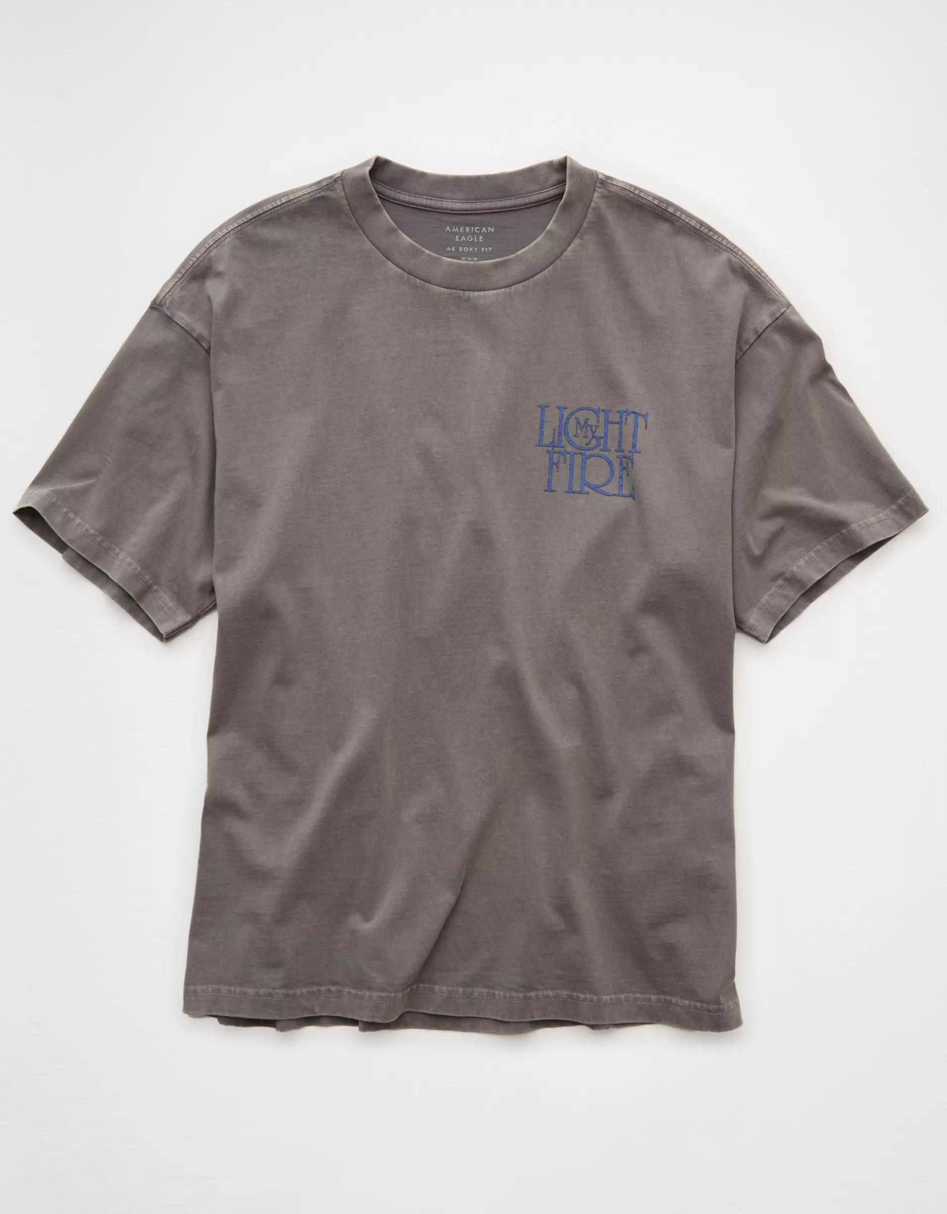 AE Boxy The Doors Graphic T-Shirt Product Image