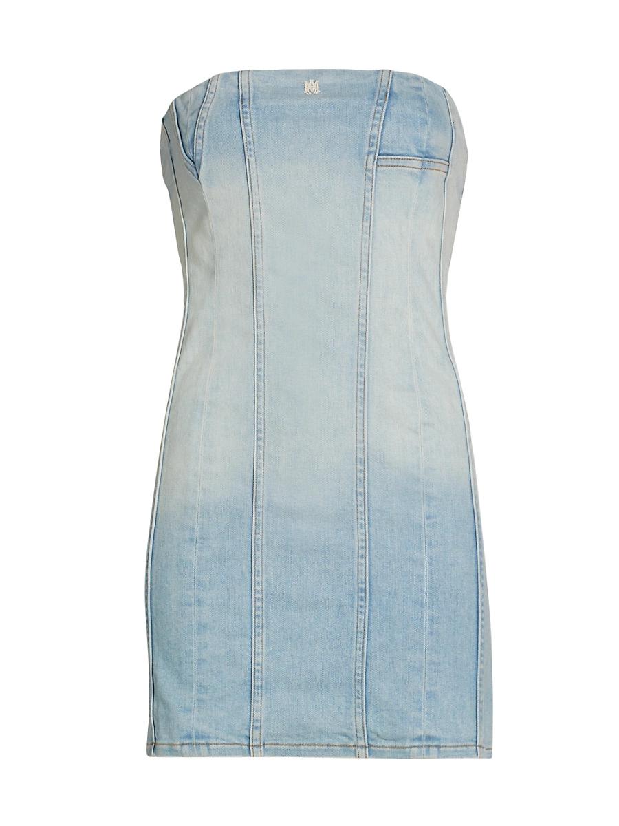 Womens Ma Denim Bustier Minidress Product Image