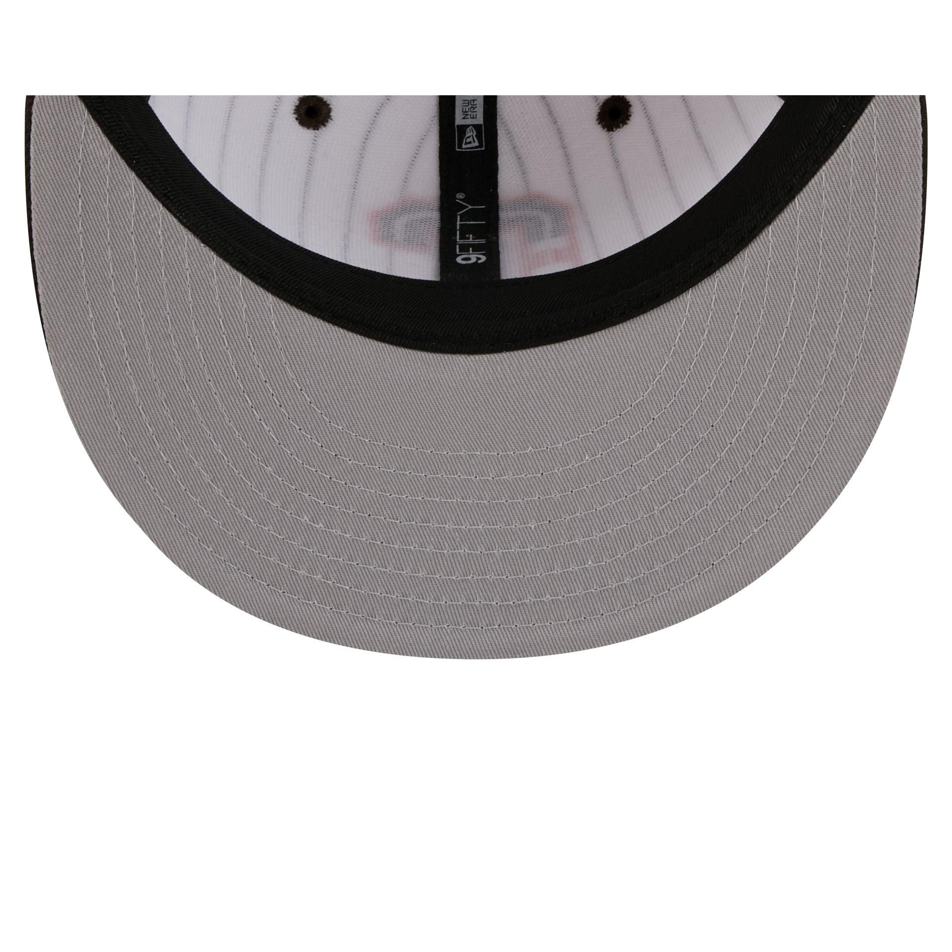 Cleveland Browns Deceptor Pinstripe 9FIFTY Snapback Hat Male Product Image