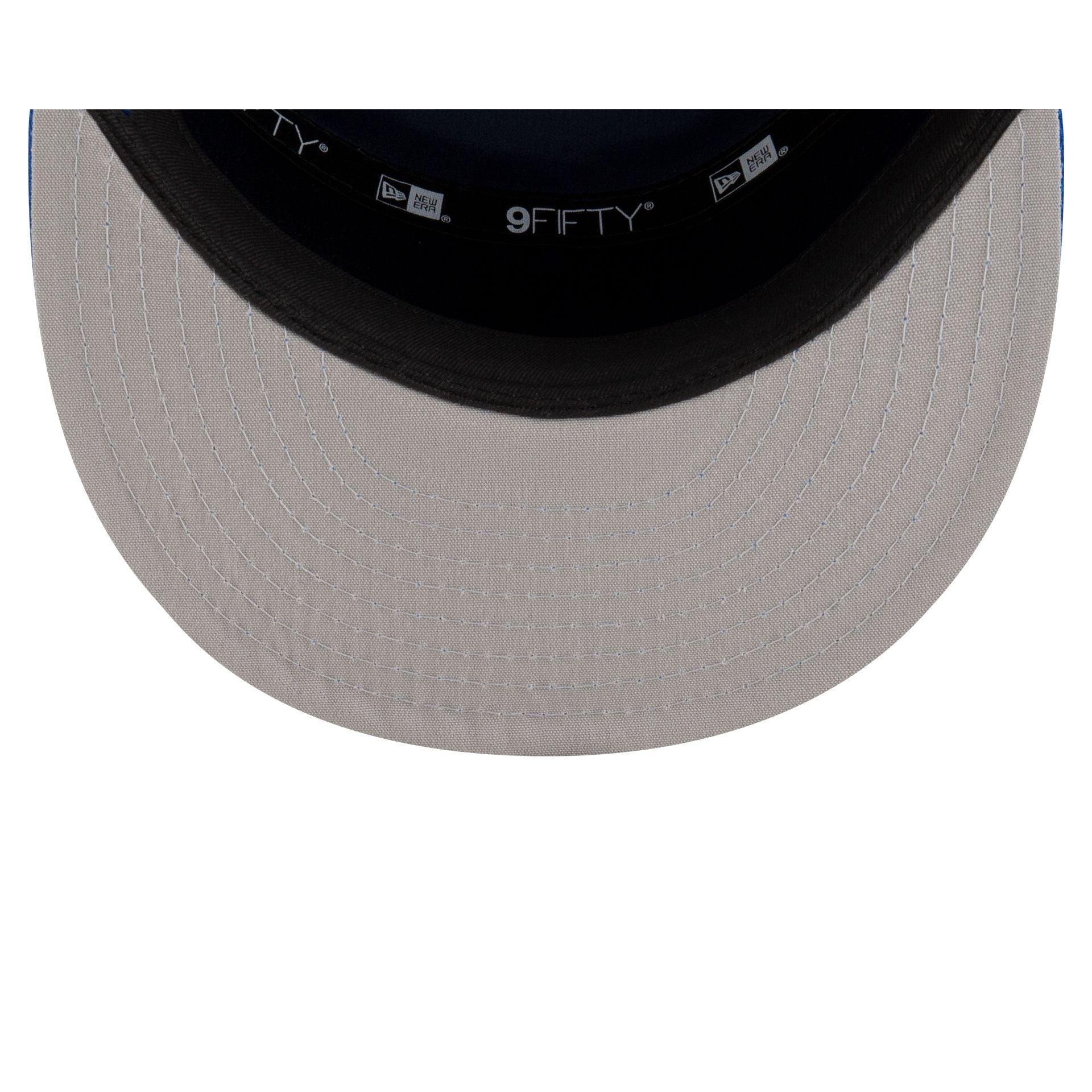 Ohio State Buckeyes Black & White 9FIFTY Snapback Hat Male Product Image