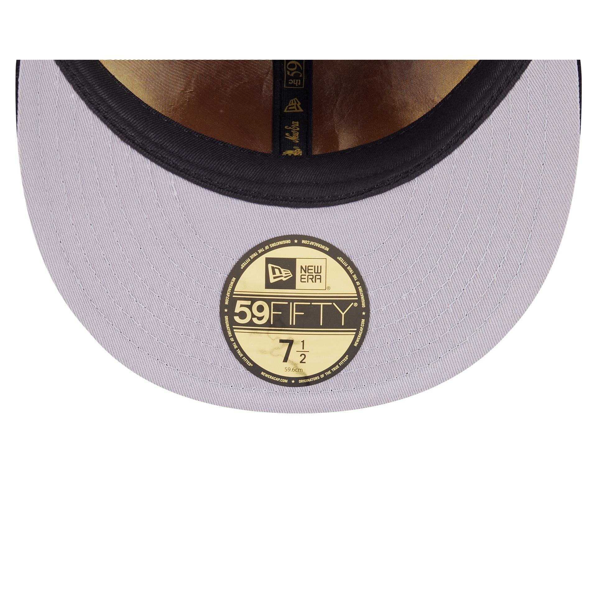 San Diego Padres Black Velvet 59FIFTY Fitted Hat Male Product Image