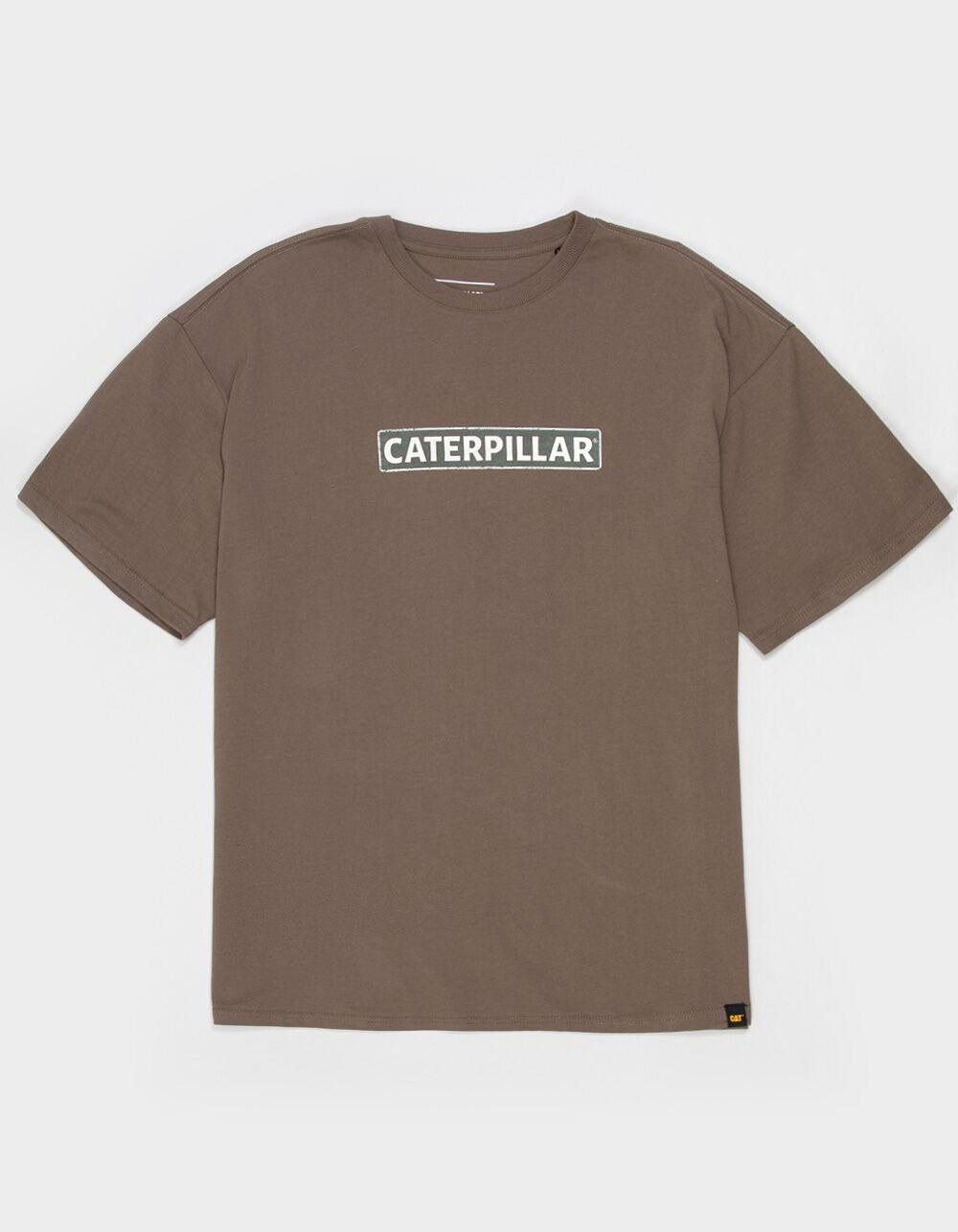 CATERPILLAR Premium Goods Mens Boxy Tee - BROWN Product Image