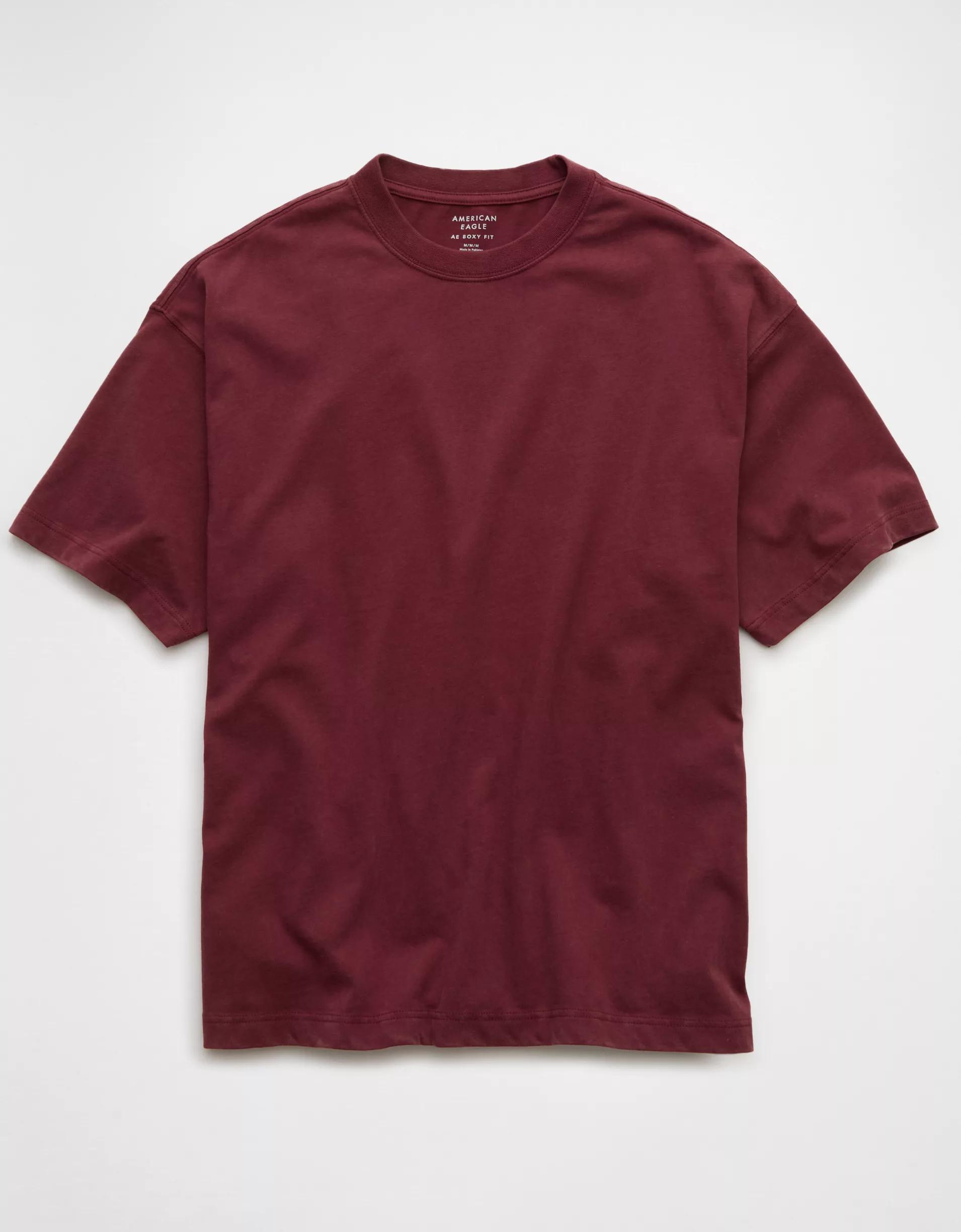 AE Boxy Sueded Jersey T-Shirt Product Image