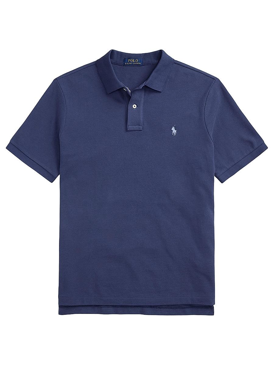 Mens Classic-Fit Mesh Polo Shirt Product Image