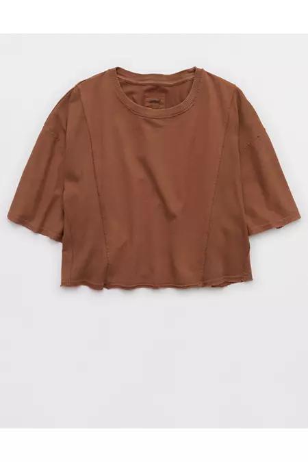 Aerie Let Loose Fleece T-Shirt Women's Product Image