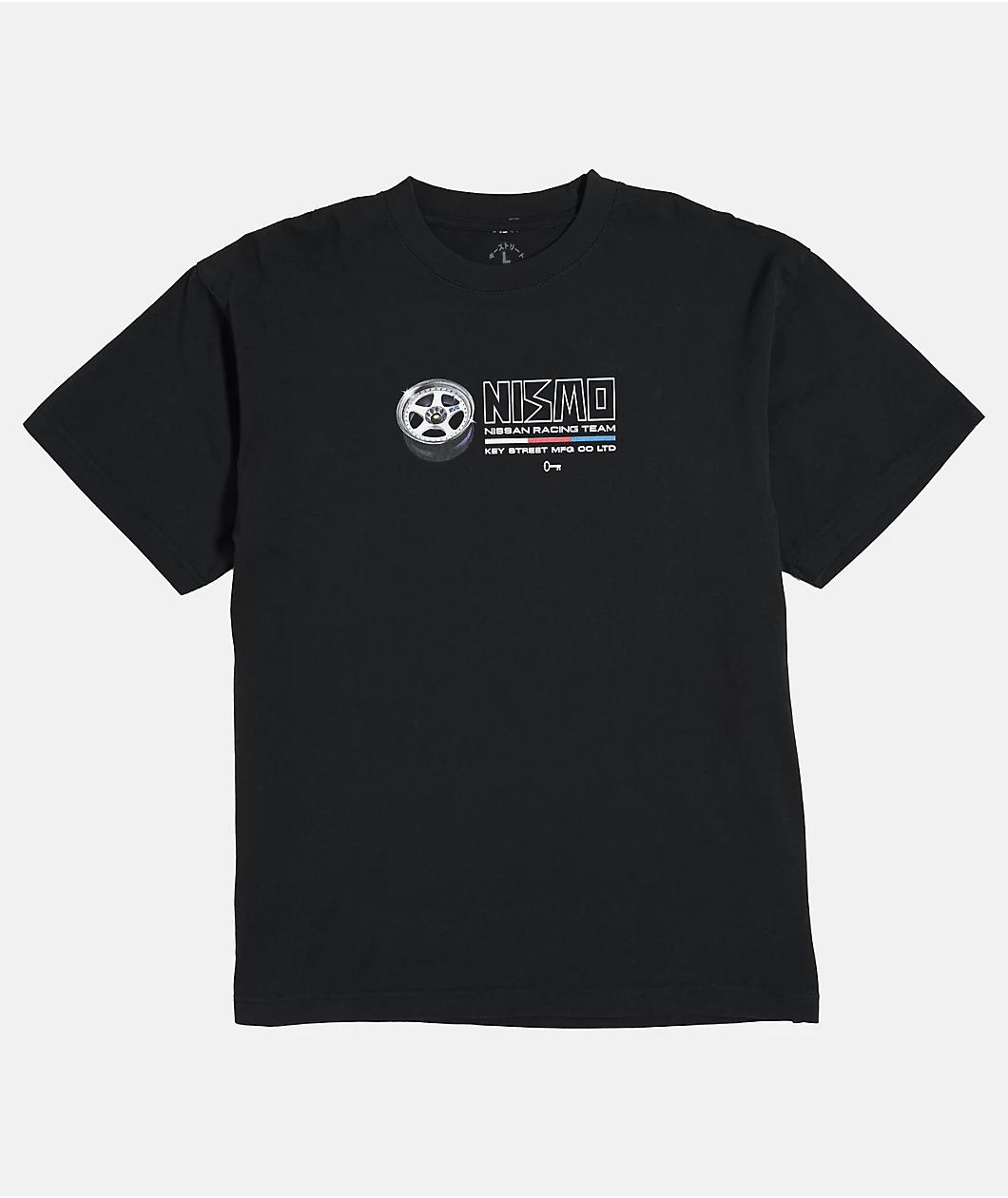 Key Street x NISMO Wheel Black T-Shirt Product Image