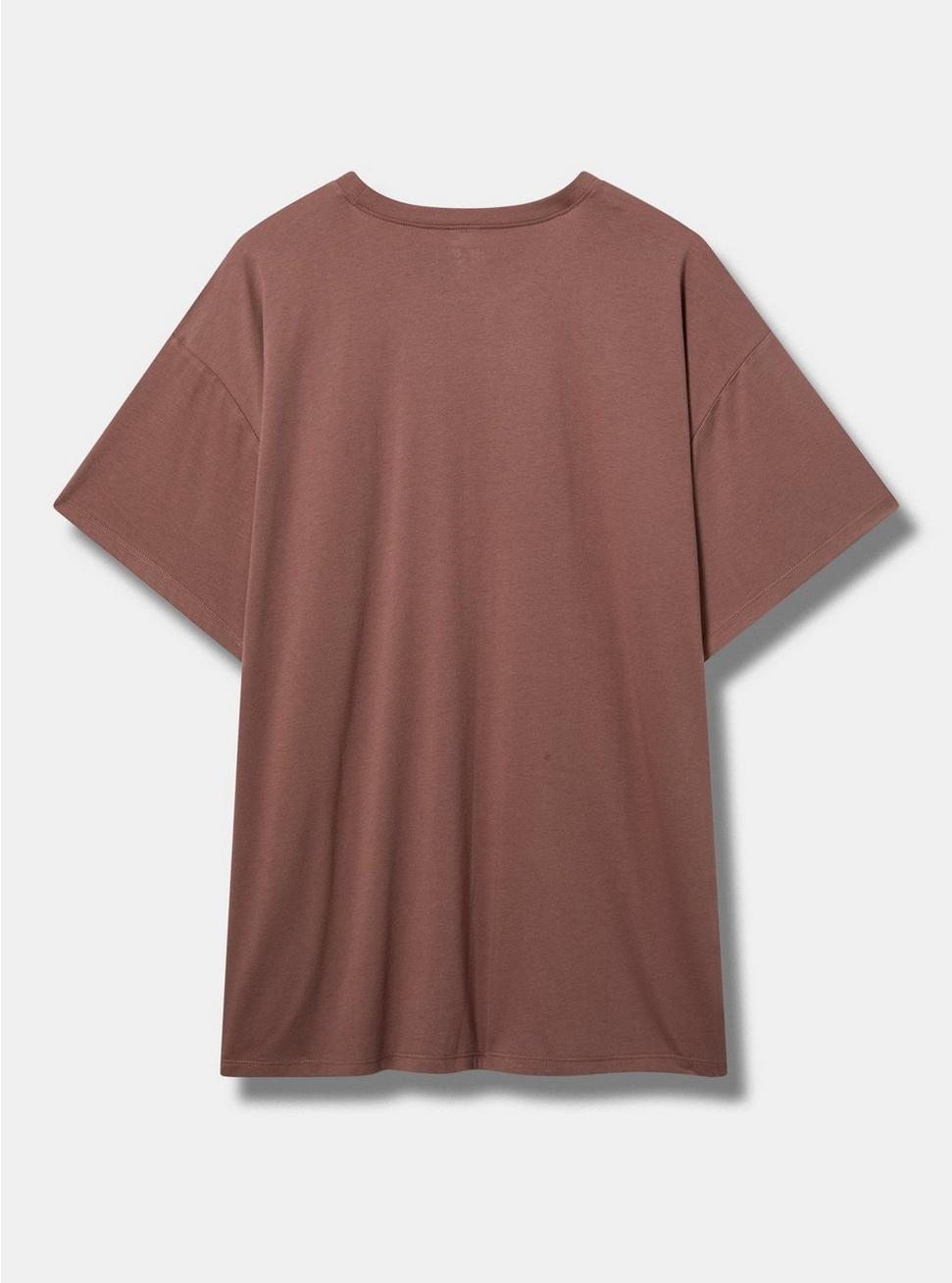 Journey Oversized Cotton Crew Tunic Tee Product Image