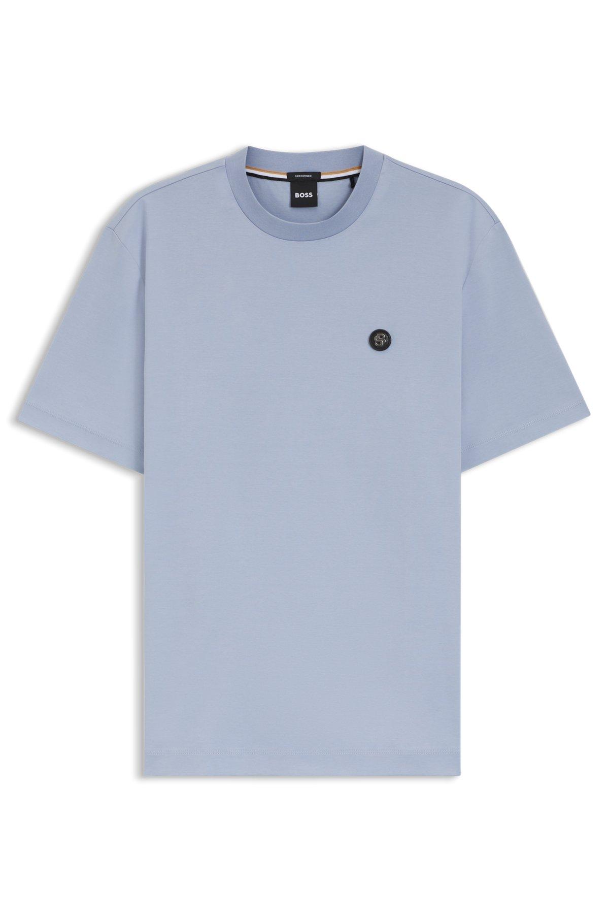 Mercerized-cotton T-shirt with Double B monogram Product Image