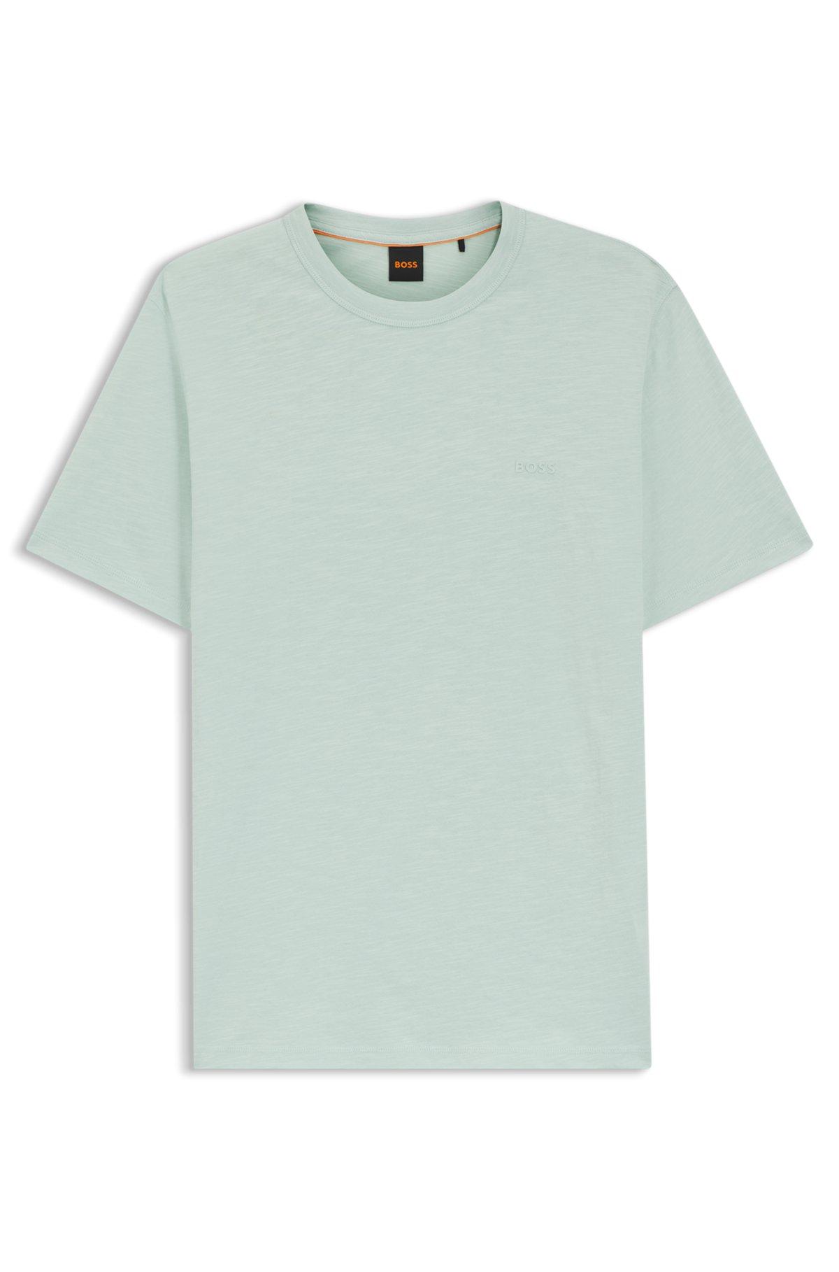 Cotton jersey T-shirt with logo detail Product Image