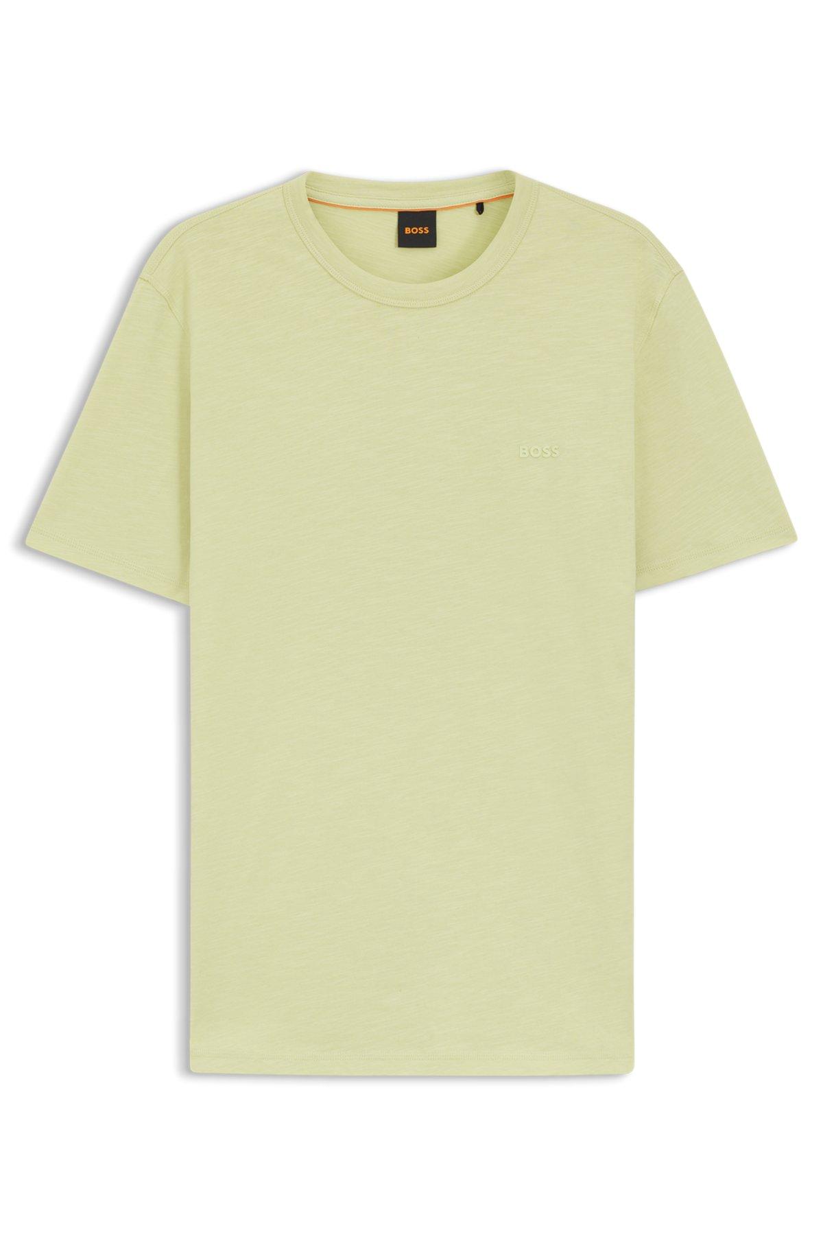 Cotton jersey T-shirt with logo detail Product Image