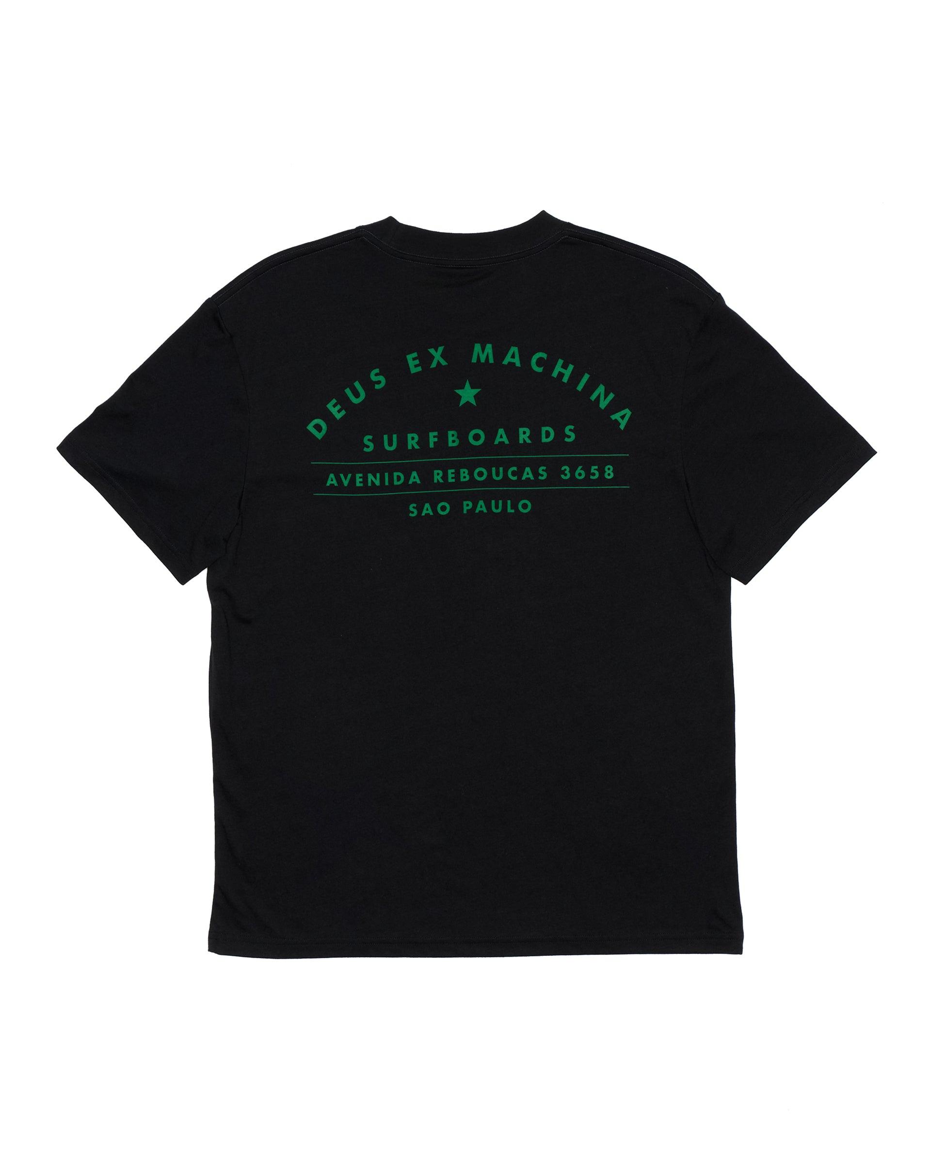 Sao Paulo Surf Address Tee - Black Product Image