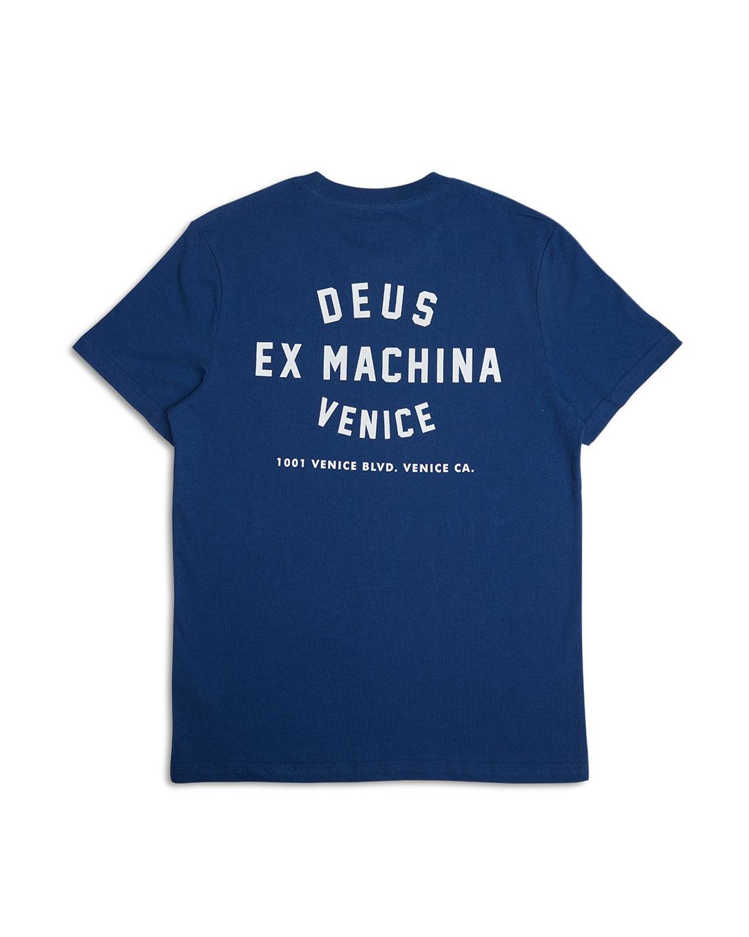 Venice Skull Tee - Mechanic Blue Product Image