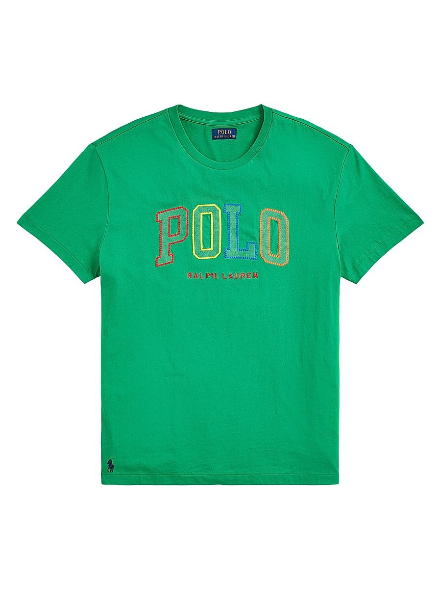 Mens Cotton T-Shirt with Logo Product Image