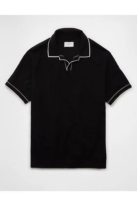 AE Weekend Tipped Sweater Polo Shirt Men's Product Image