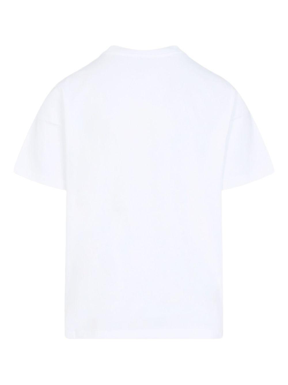 CASABLANCA Logo Short Sleeve T-shirt In White Product Image