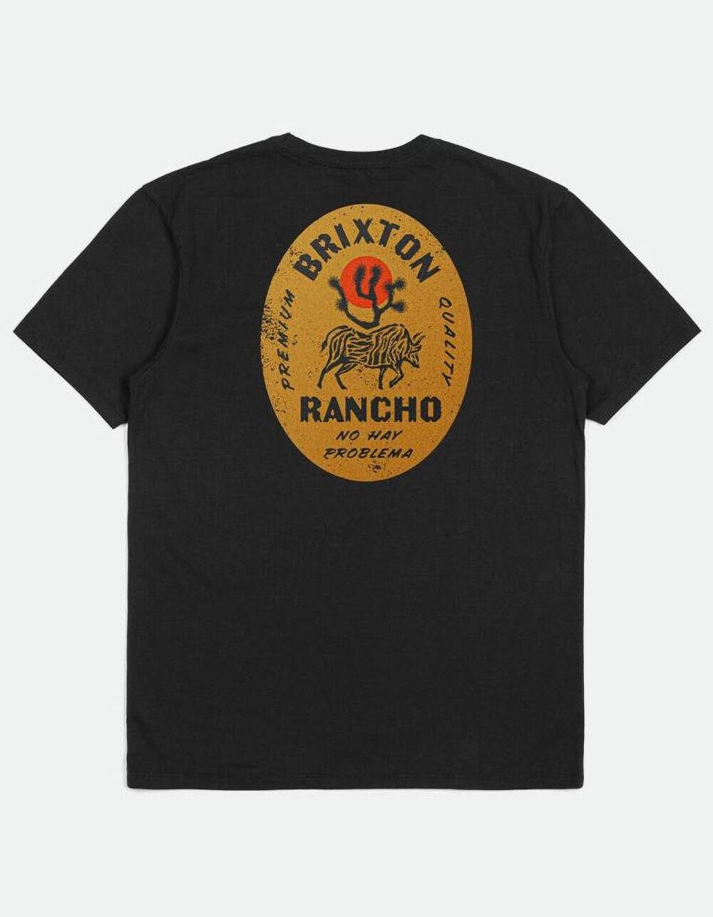 BRIXTON Rancho Mens Tee - BLACK Product Image