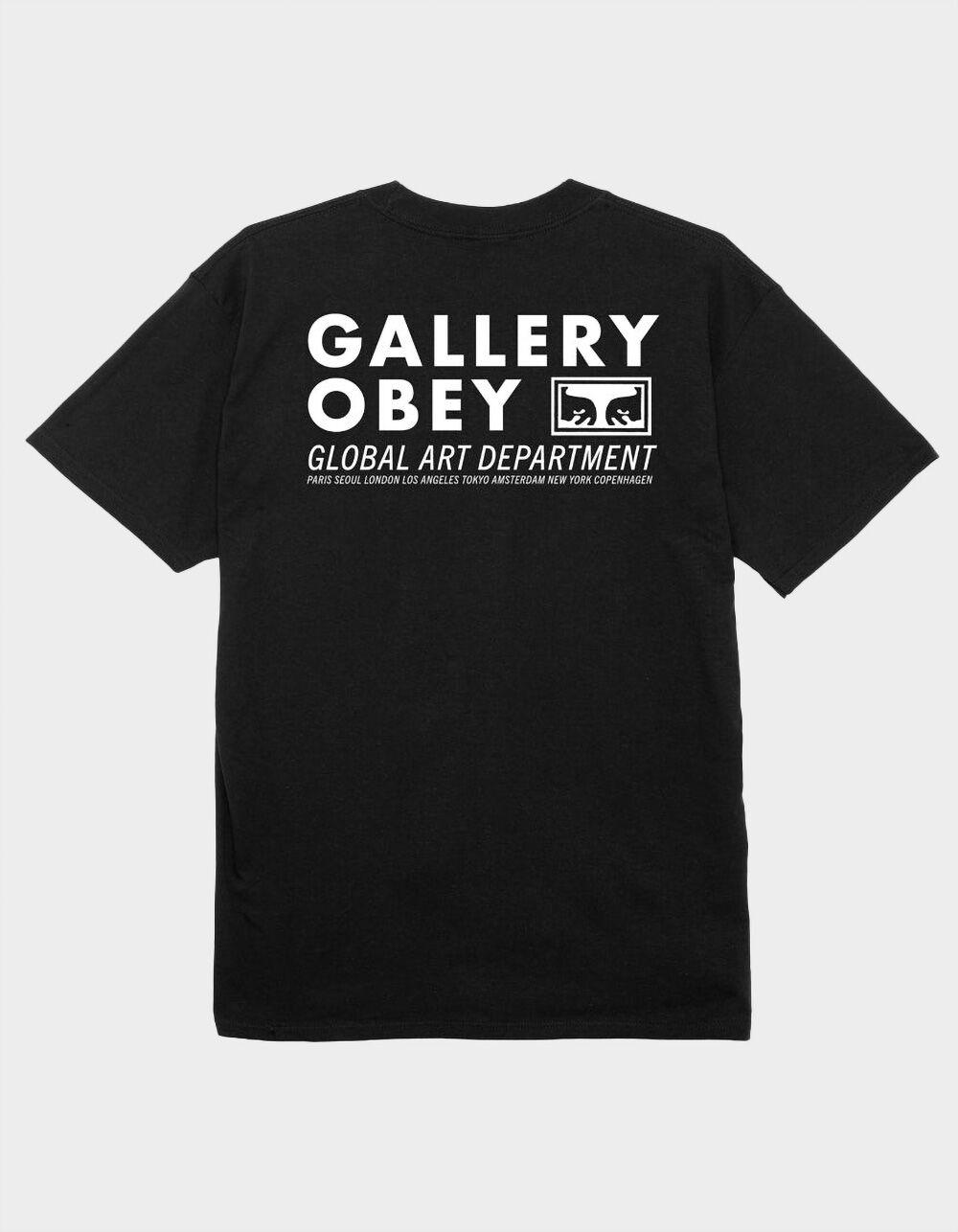 OBEY Global Art Department Mens Tee - BLACK Product Image