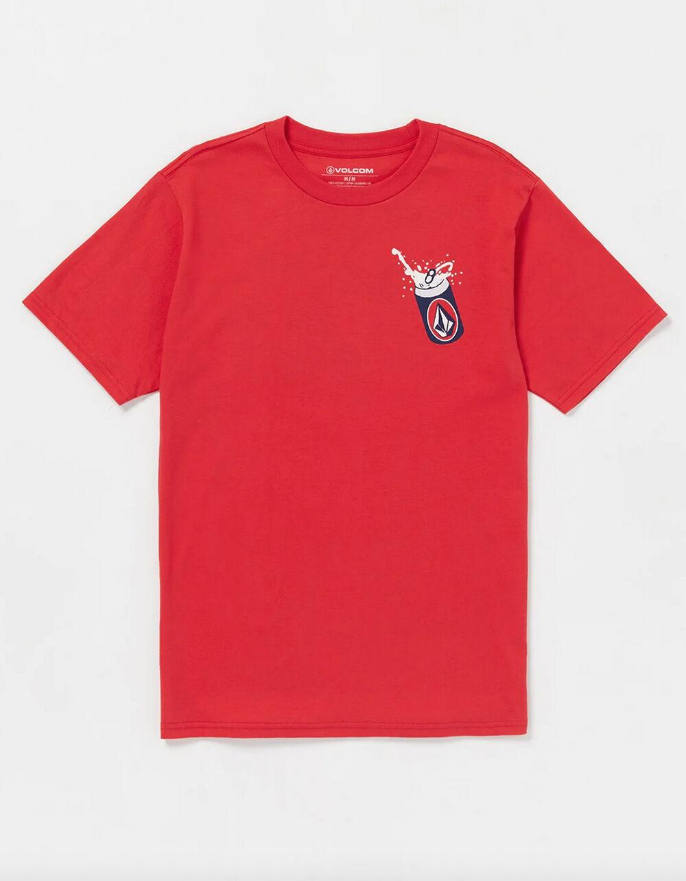VOLCOM Ice Cold Stoke Mens Tee - RED Product Image