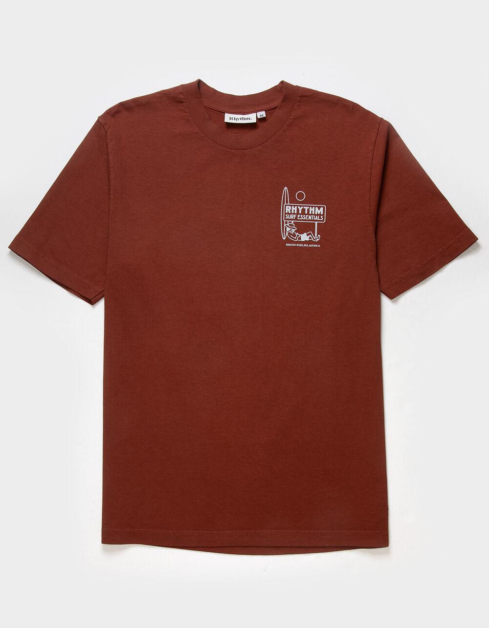 RHYTHM Lull Mens Tee - RUST Product Image
