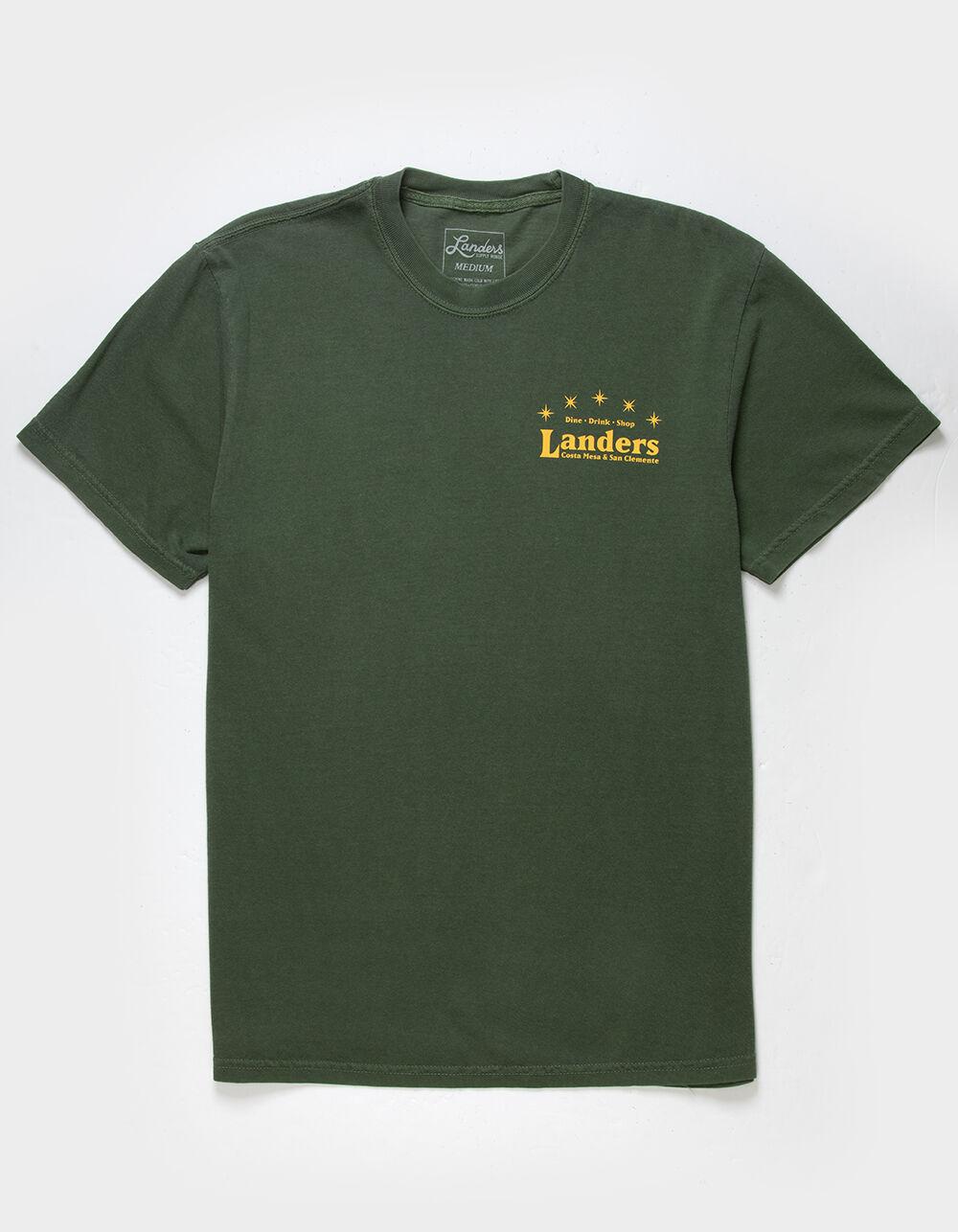 LANDERS SUPPLY HOUSE Star Classic Mens Tee - GREEN Product Image