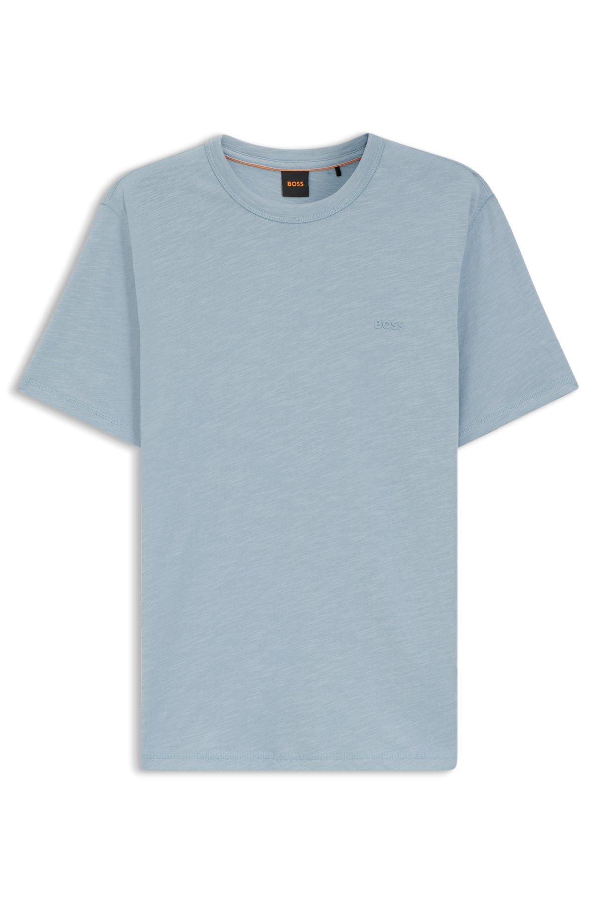 Cotton jersey T-shirt with logo detail Product Image