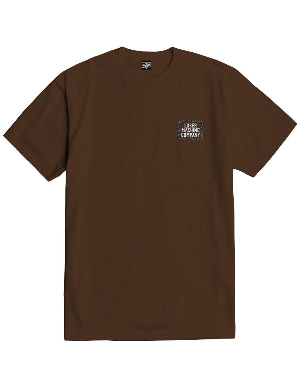 LOSER MACHINE No Master Mens Tee - BROWN Product Image