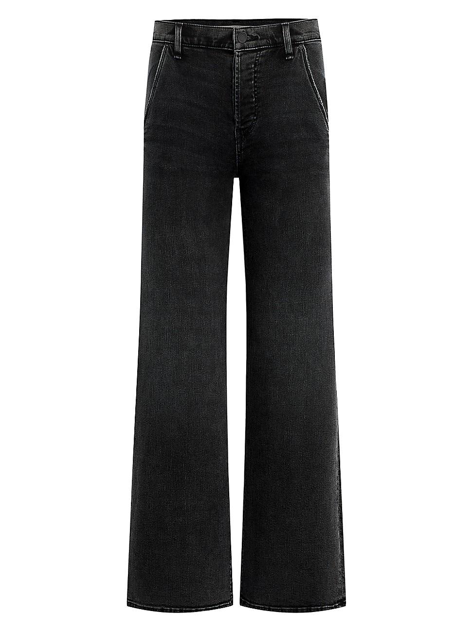 Womens Rosie Denim Wide-Leg Trousers Product Image