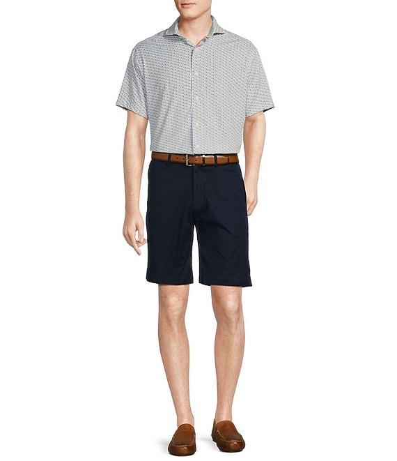 Daniel Cremieux Signature Label Stretch Driving Shoes Print Short Sleeve Woven Shirt Product Image
