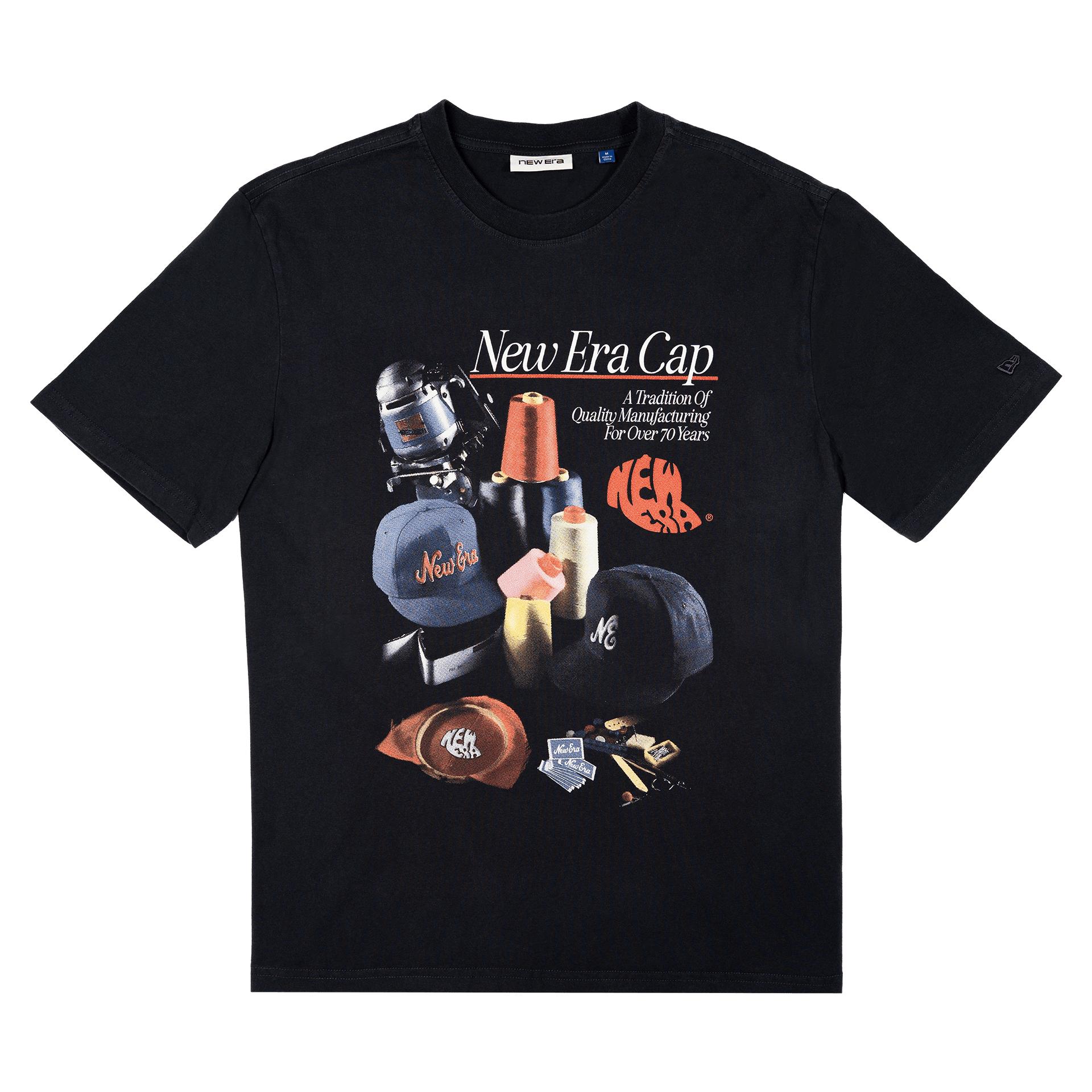 New Era Branded Workshop '94 Black T-Shirt Male Product Image