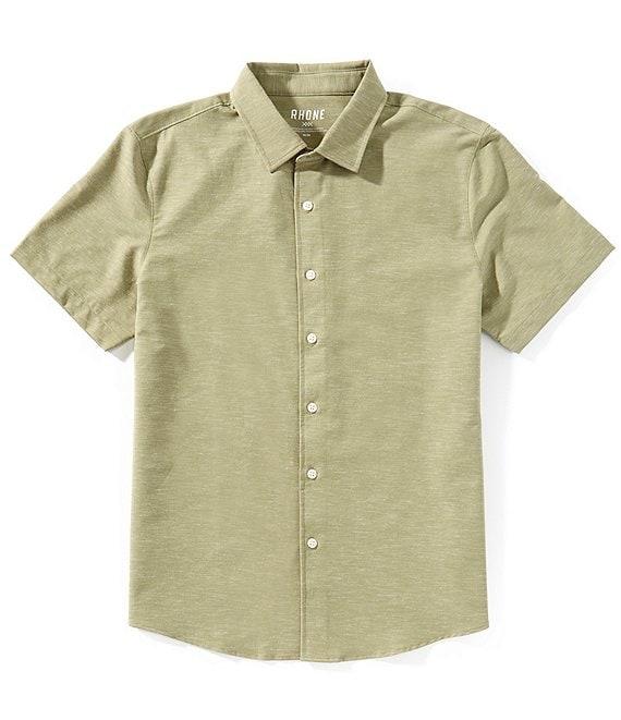 RHONE Brezza Performance Stretch Short Sleeve Woven Shirt Product Image