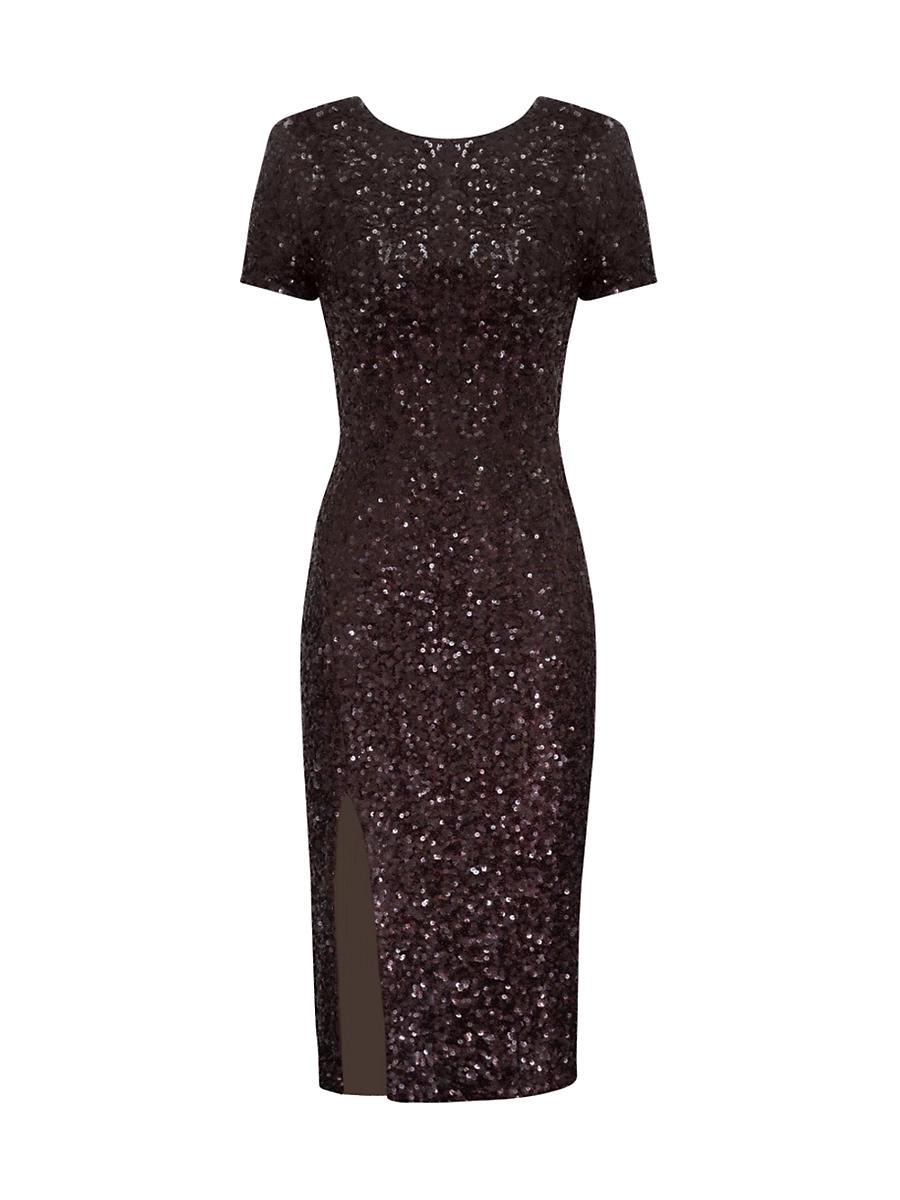 Womens Natasha Sequined Midi-Dress Product Image