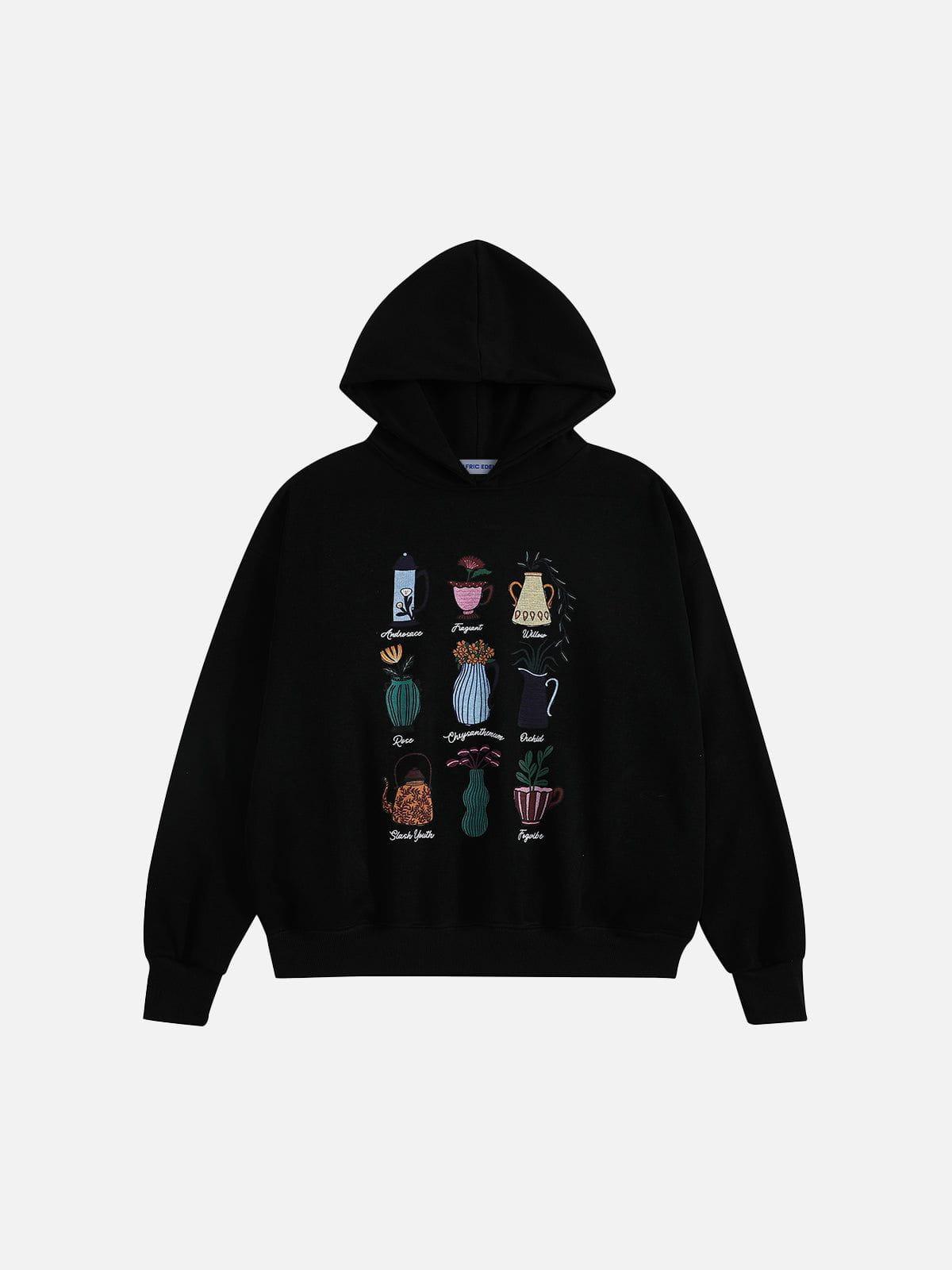 Aelfric Eden Floral Boxy Pullover Hoodie Product Image
