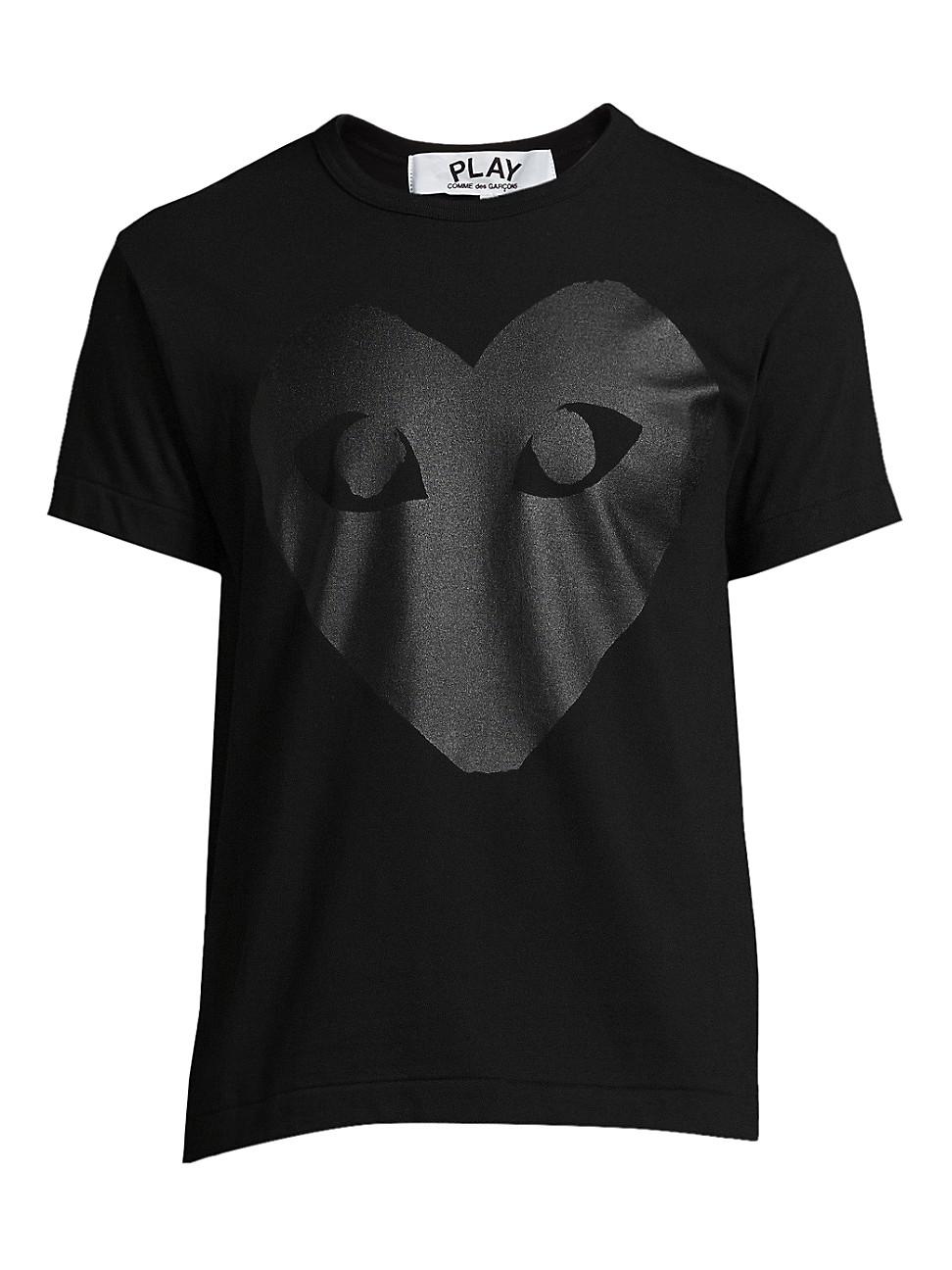 Mens Large Heart Cotton Tee Product Image