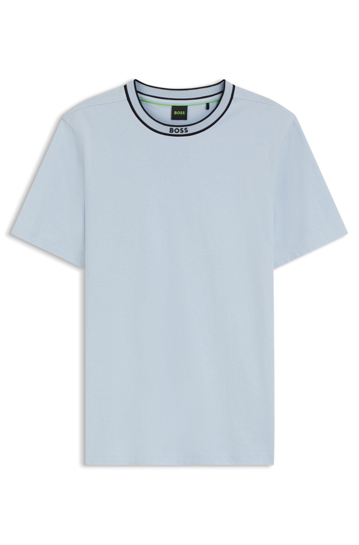 Cotton T-shirt with logo crew neck Product Image