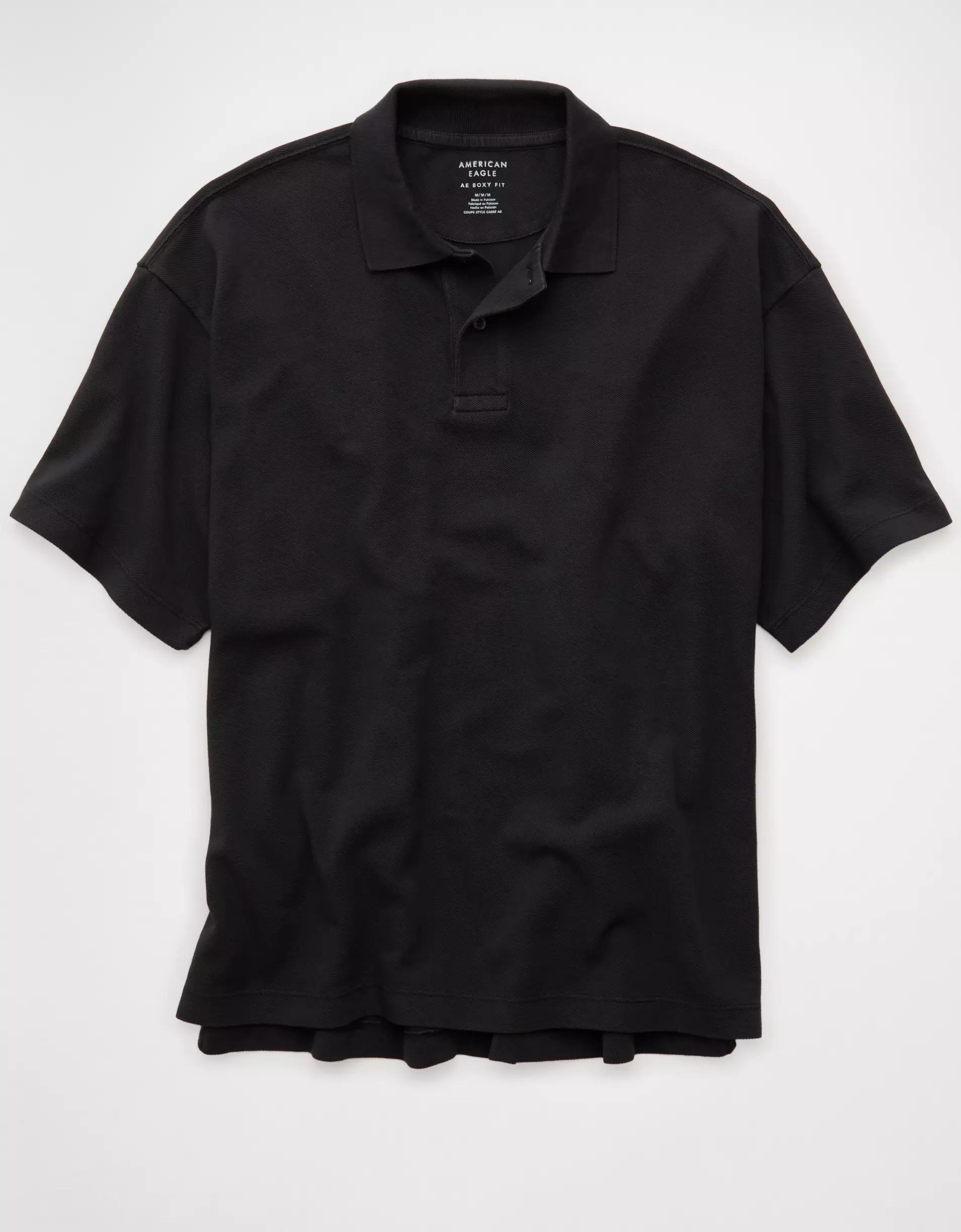 AE Boxy Polo Shirt Product Image