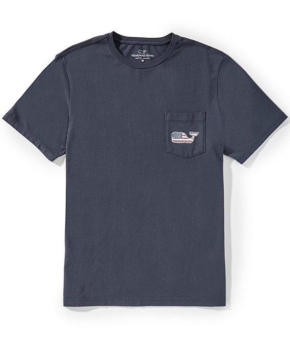 Vineyard Vines Flag Whale Graphic Short Sleeve T-Shirt Product Image