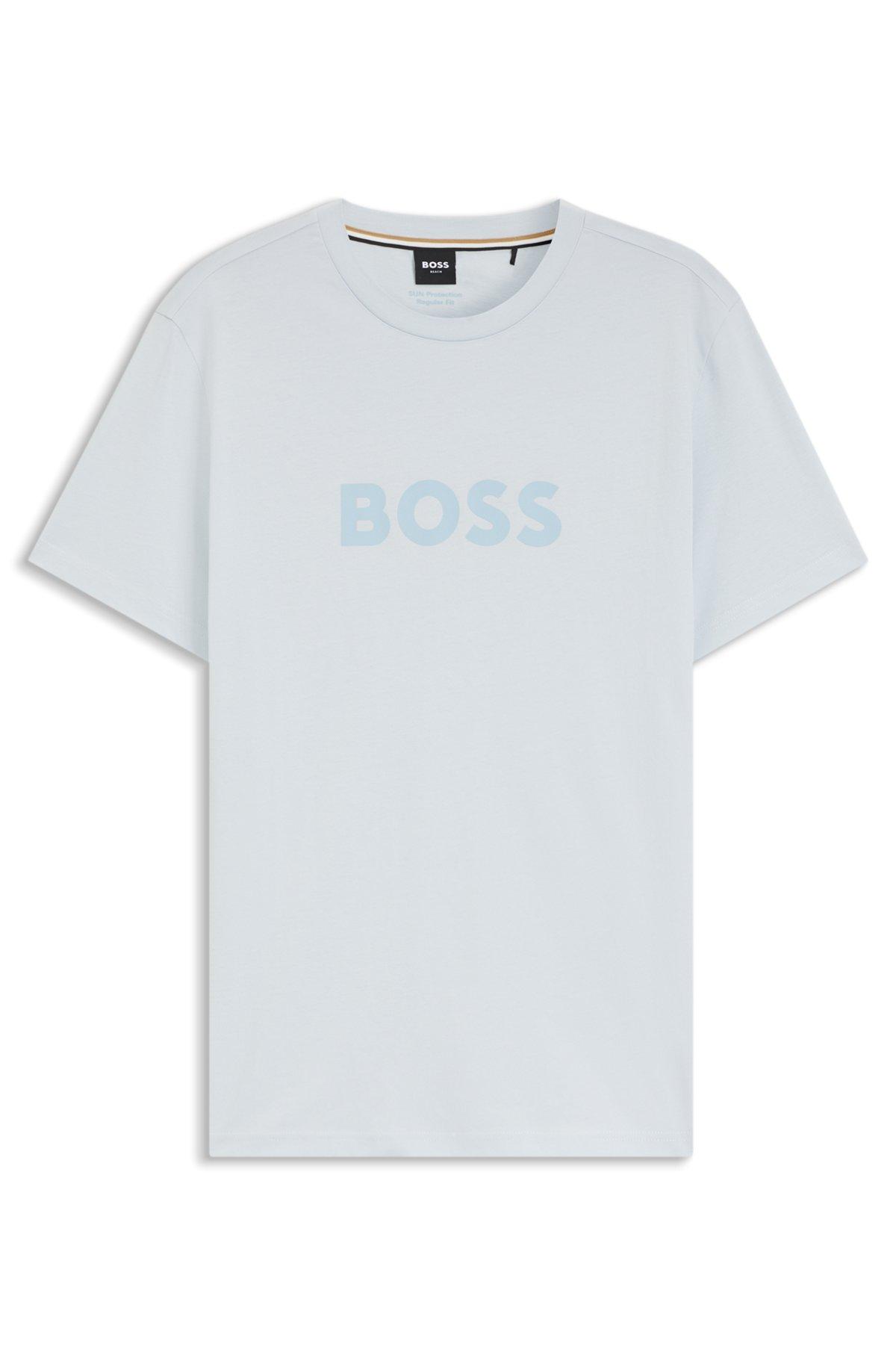 Cotton-jersey T-shirt with logo print Product Image