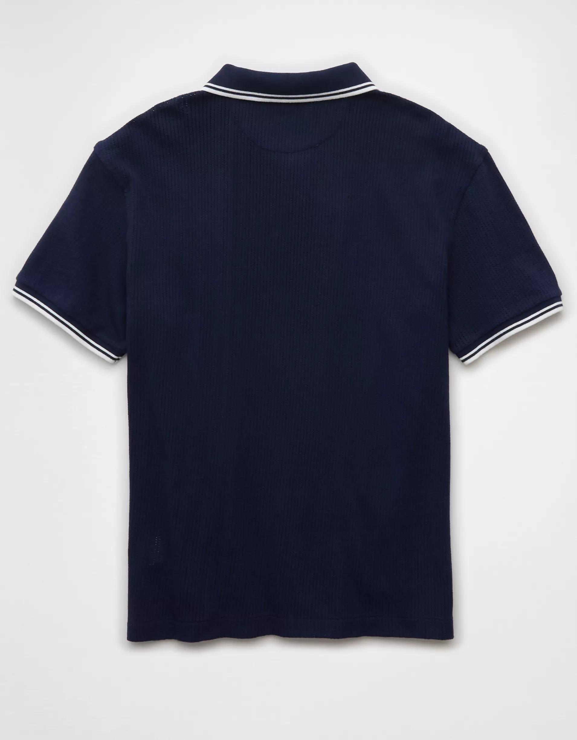 AE 24/7 Mesh Polo Shirt Product Image