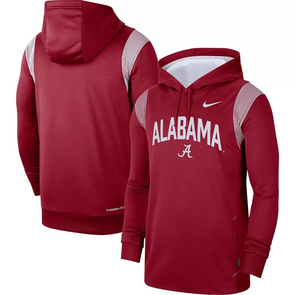 Men's Nike Crimson Alabama Crimson Tide 2022 Game Day Sideline Performance Pullover Hoodie,  Product Image