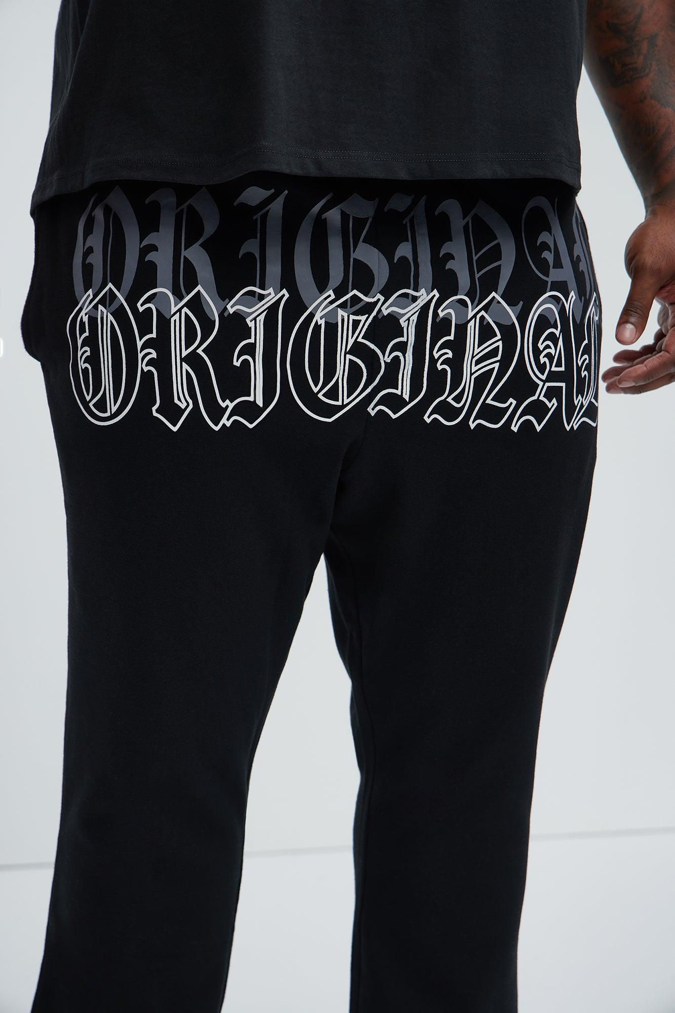Tyson Originals Skinny Flare Sweatpant - Black Product Image